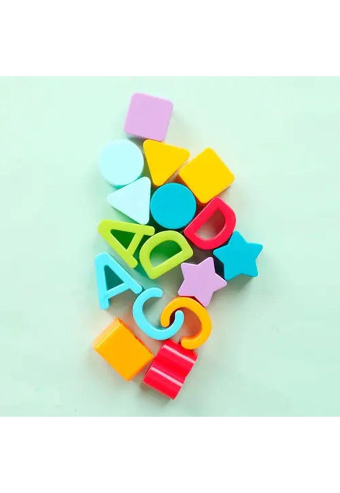Balde C/bloques De Construcción - Juego Didáctico-5