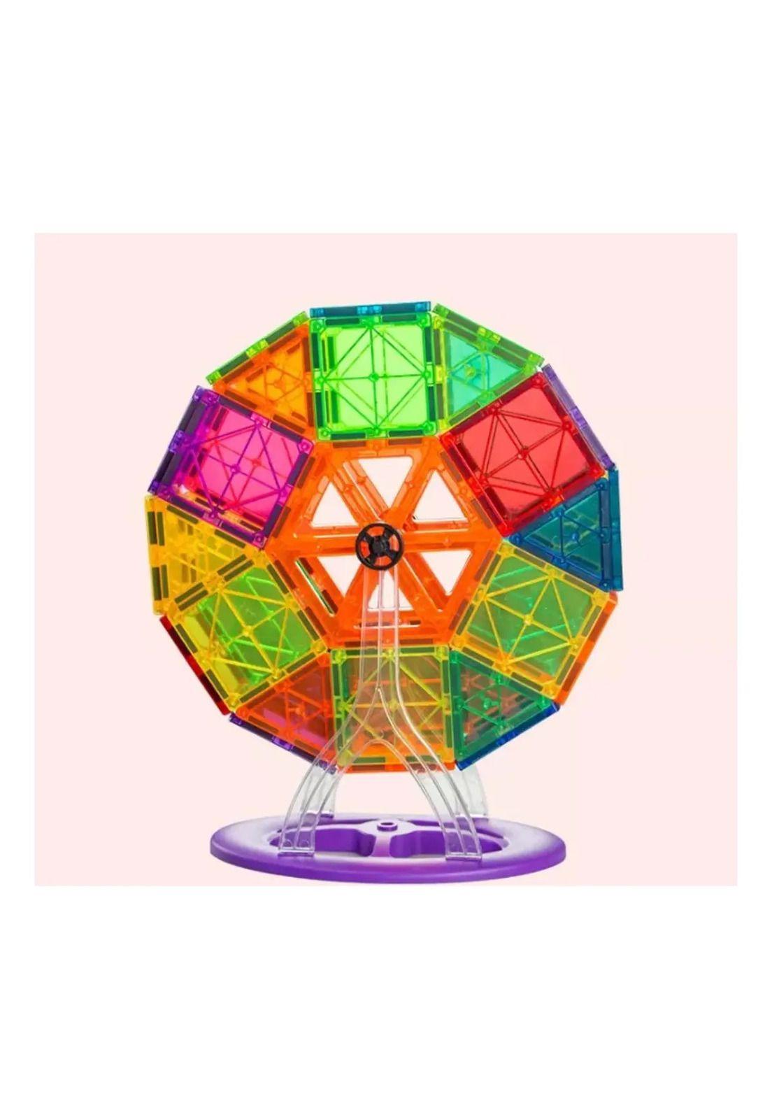 Juego De Bloques De Construcción Magnéticos 3d 60 Piezas-4