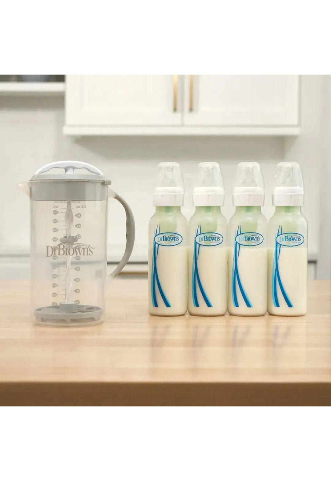 Jarra Para Mezclar Leche Y Fórmulas Dr Brown's Gris 0 Grumos-4