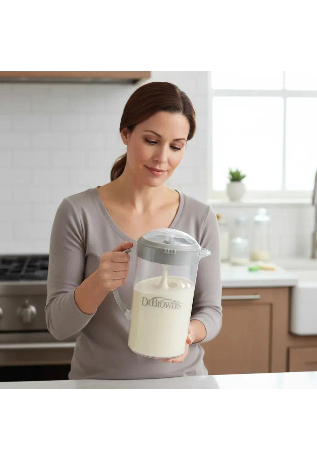 Jarra Para Mezclar Leche Y Fórmulas Dr Brown's Gris 0 Grumos-5