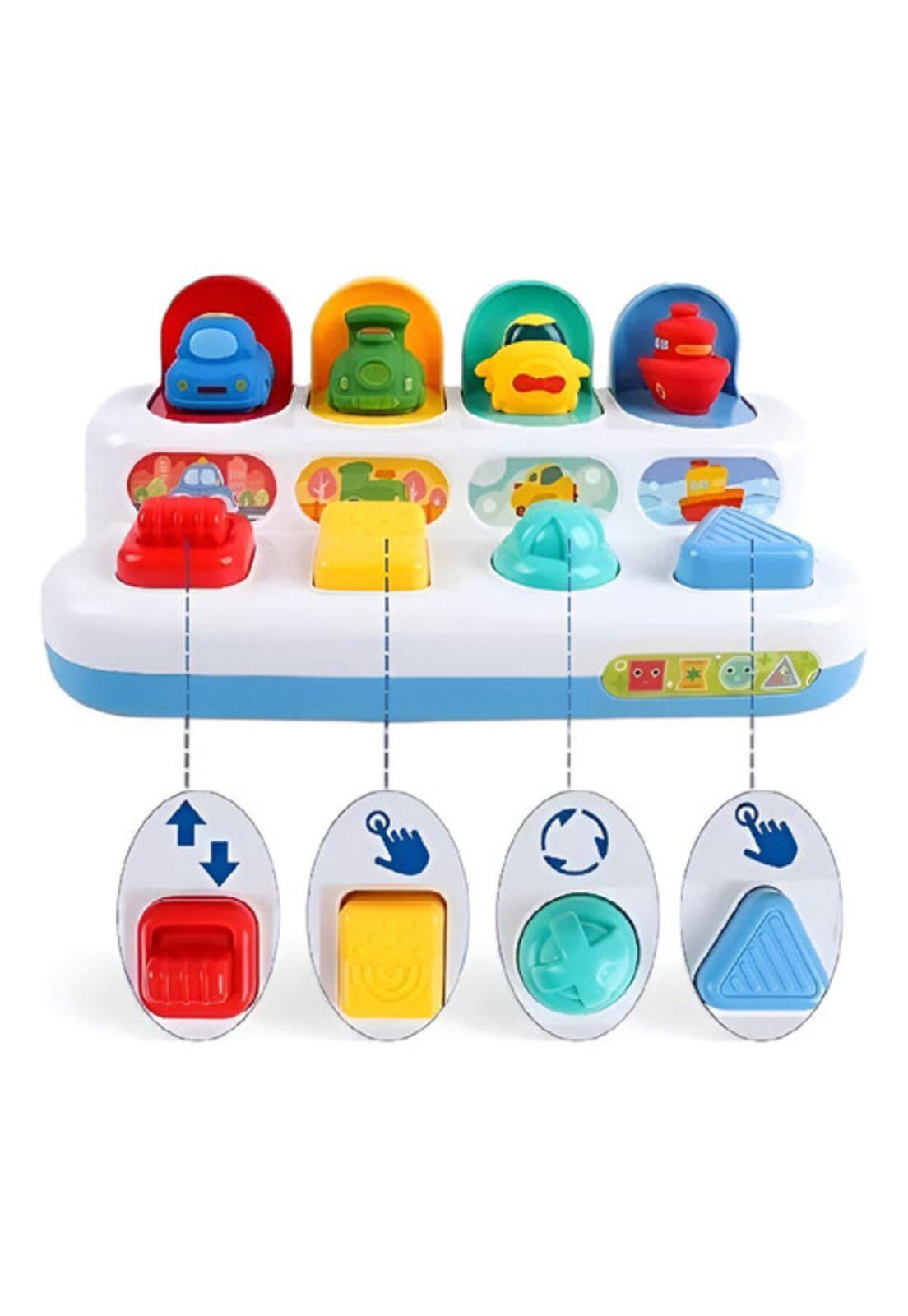 Juego Pop Up Didáctico Vehiculos Caja Montessori Infantil-3