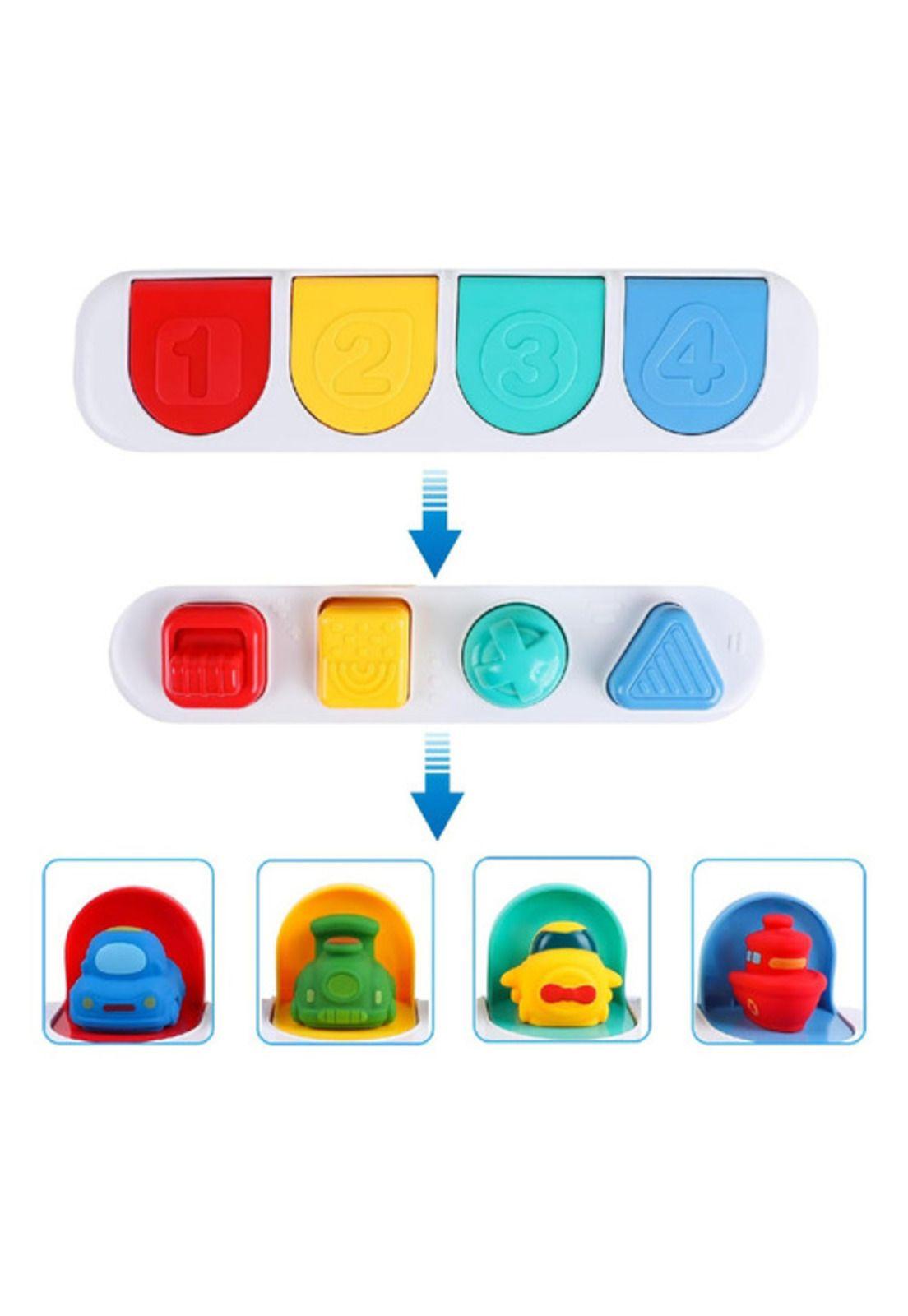 Juego Pop Up Didáctico Vehiculos Caja Montessori Infantil-4
