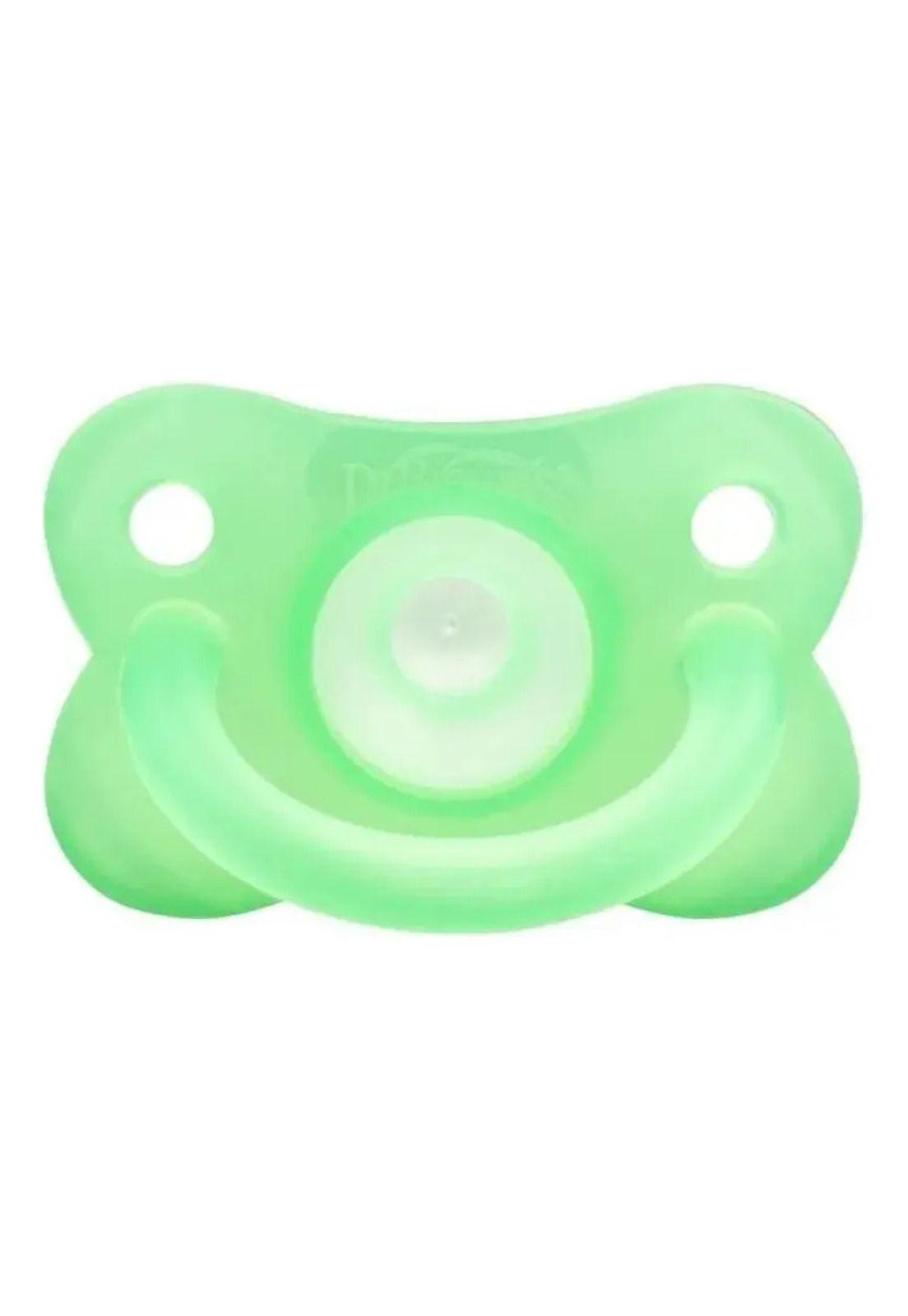 Chupete Prematuro Silicona Dr. Brown's Verde Libre De Bpa-2