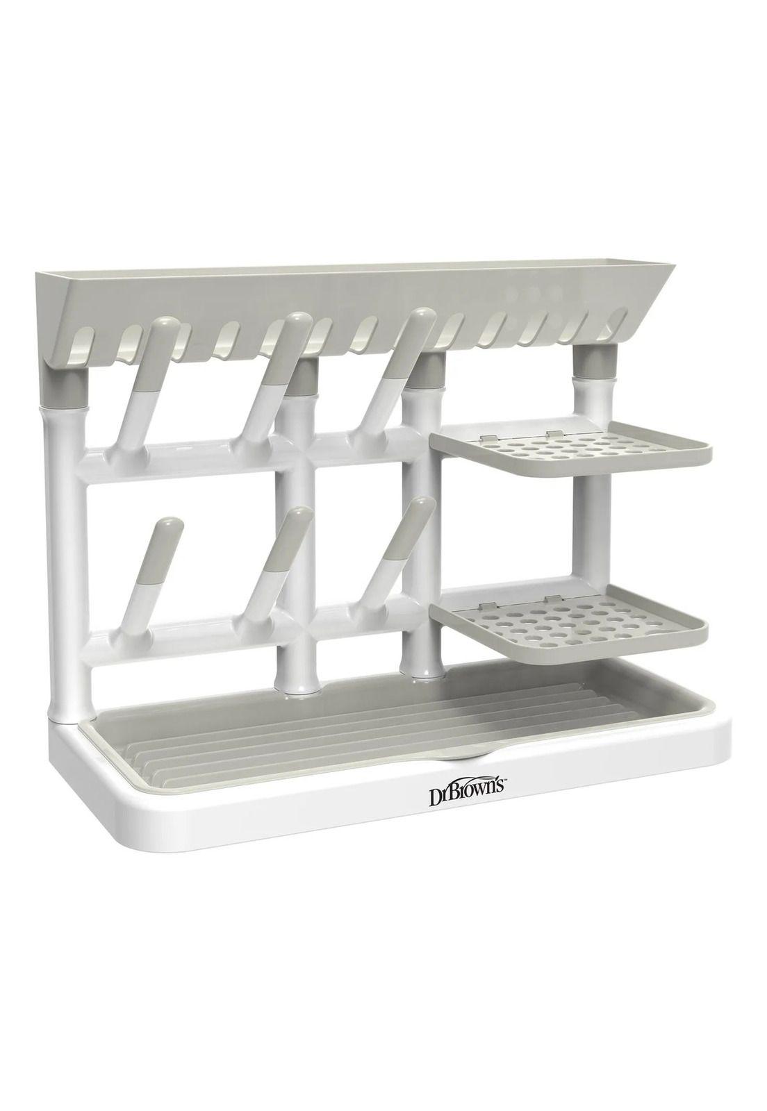 Escurridor Rack Universal Para Mamaderas Dr. Brown's Gris-1