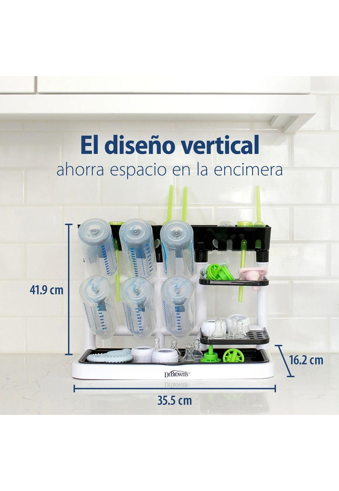 Escurridor Rack Universal Para Mamaderas Dr. Brown's Gris-9