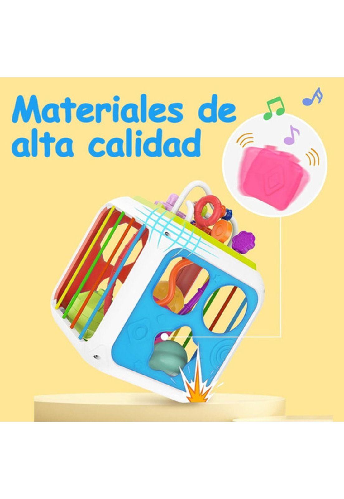 Juego De Enseñanza Para Bebés Con Cubo De Actividades 7 En 1-4