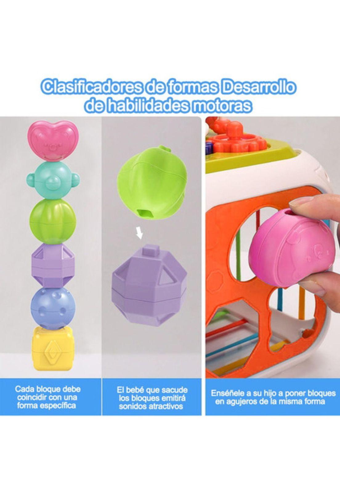 Juego De Enseñanza Para Bebés Con Cubo De Actividades 7 En 1-6