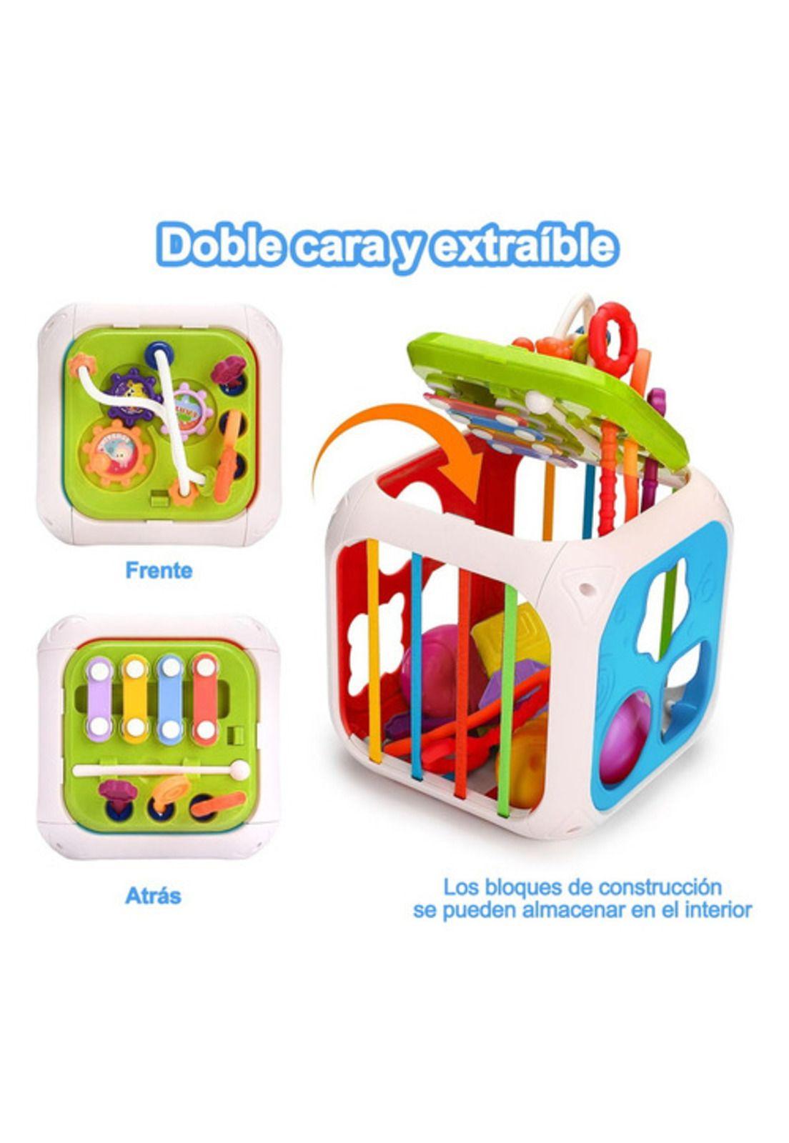 Juego De Enseñanza Para Bebés Con Cubo De Actividades 7 En 1-8