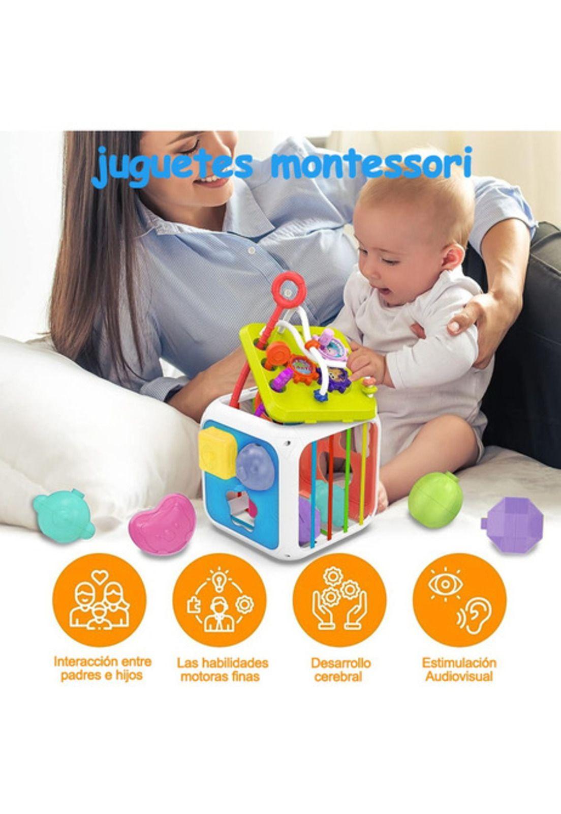 Juego De Enseñanza Para Bebés Con Cubo De Actividades 7 En 1-9