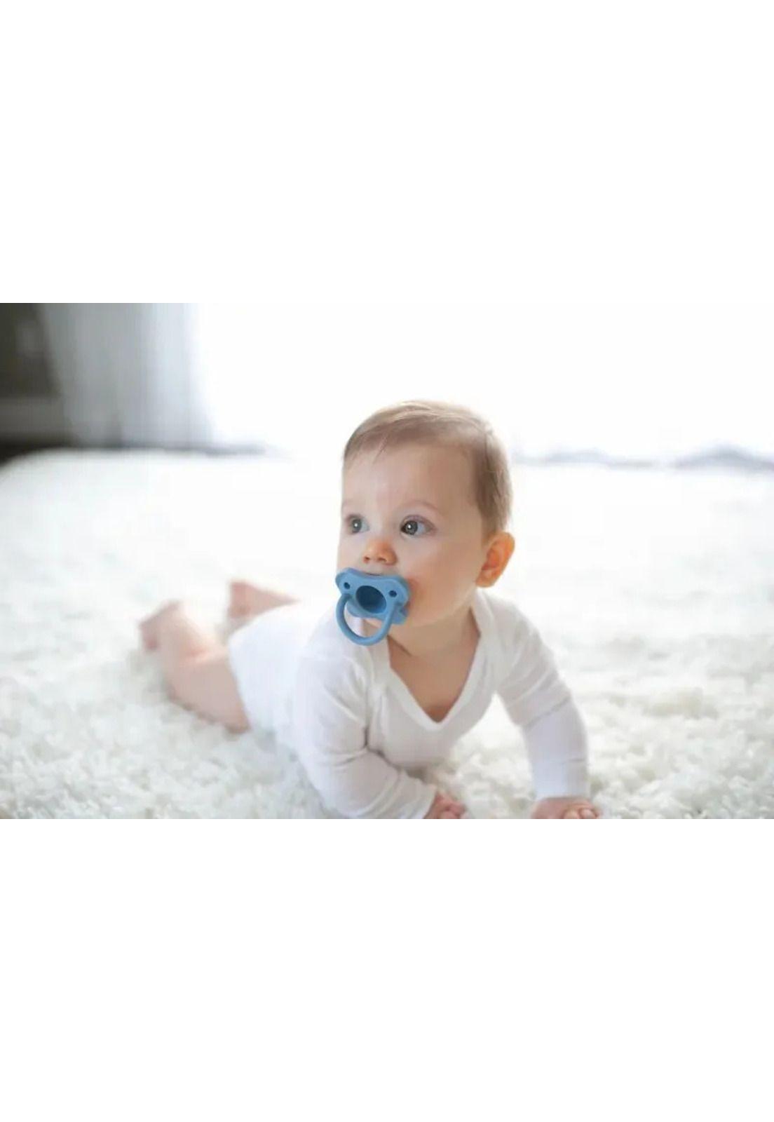 Chupón Silicona Dr Brown's Happypaci 0-6 Meses Azul Verde Azul/verde 0-6 Meses-2