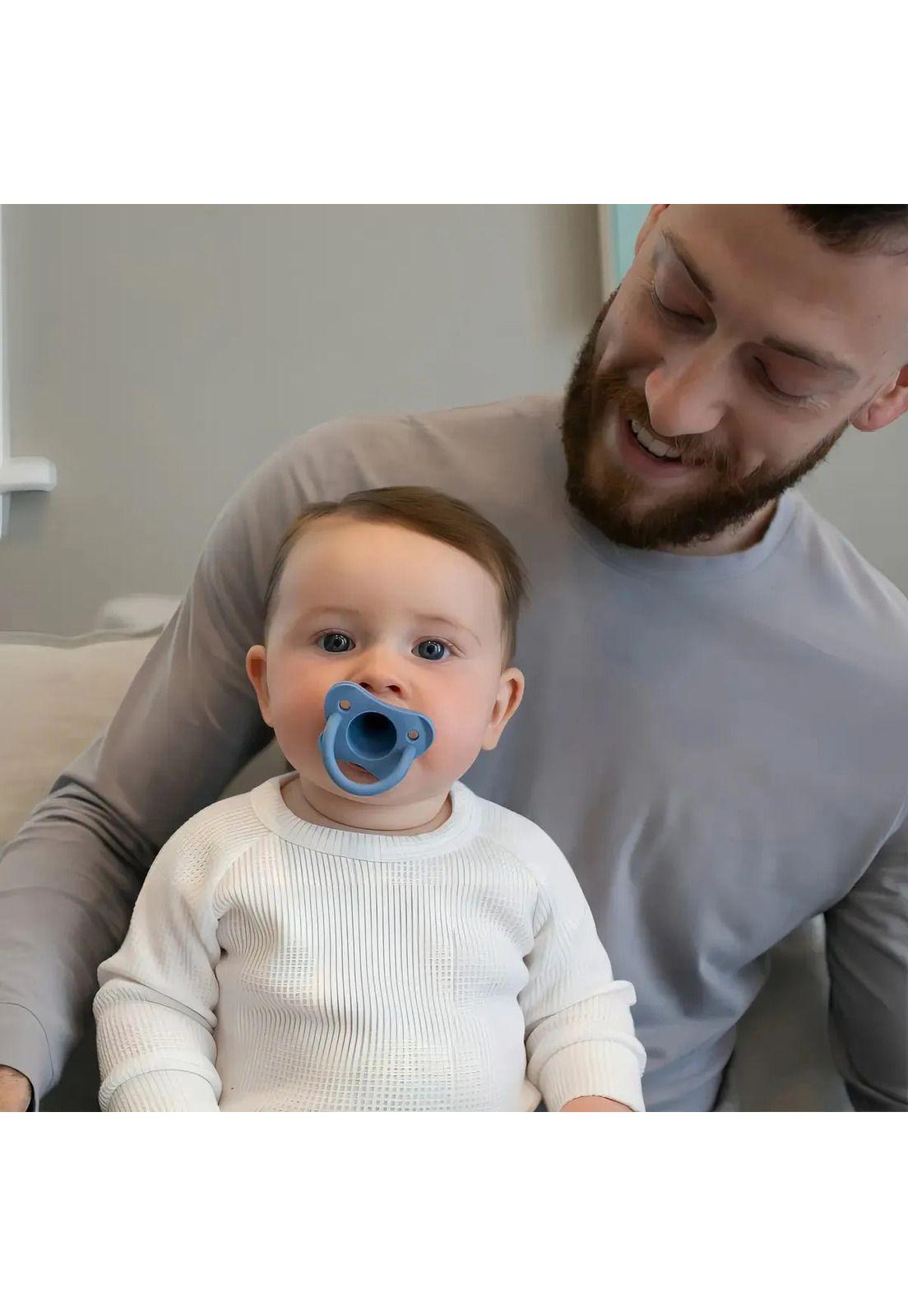 Chupón Silicona Dr Brown's Happypaci 0-6 Meses Azul Verde Azul/verde 0-6 Meses-5