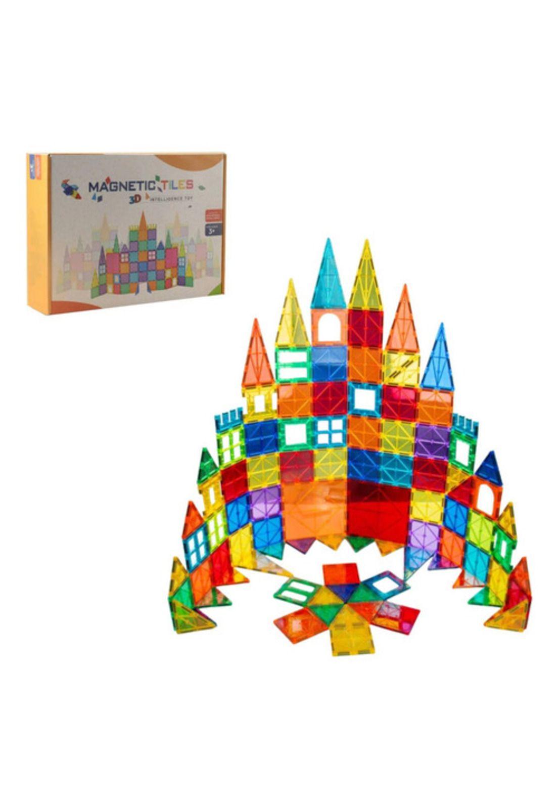 Juego Bloques Imán Construcción 100 Piezas-0