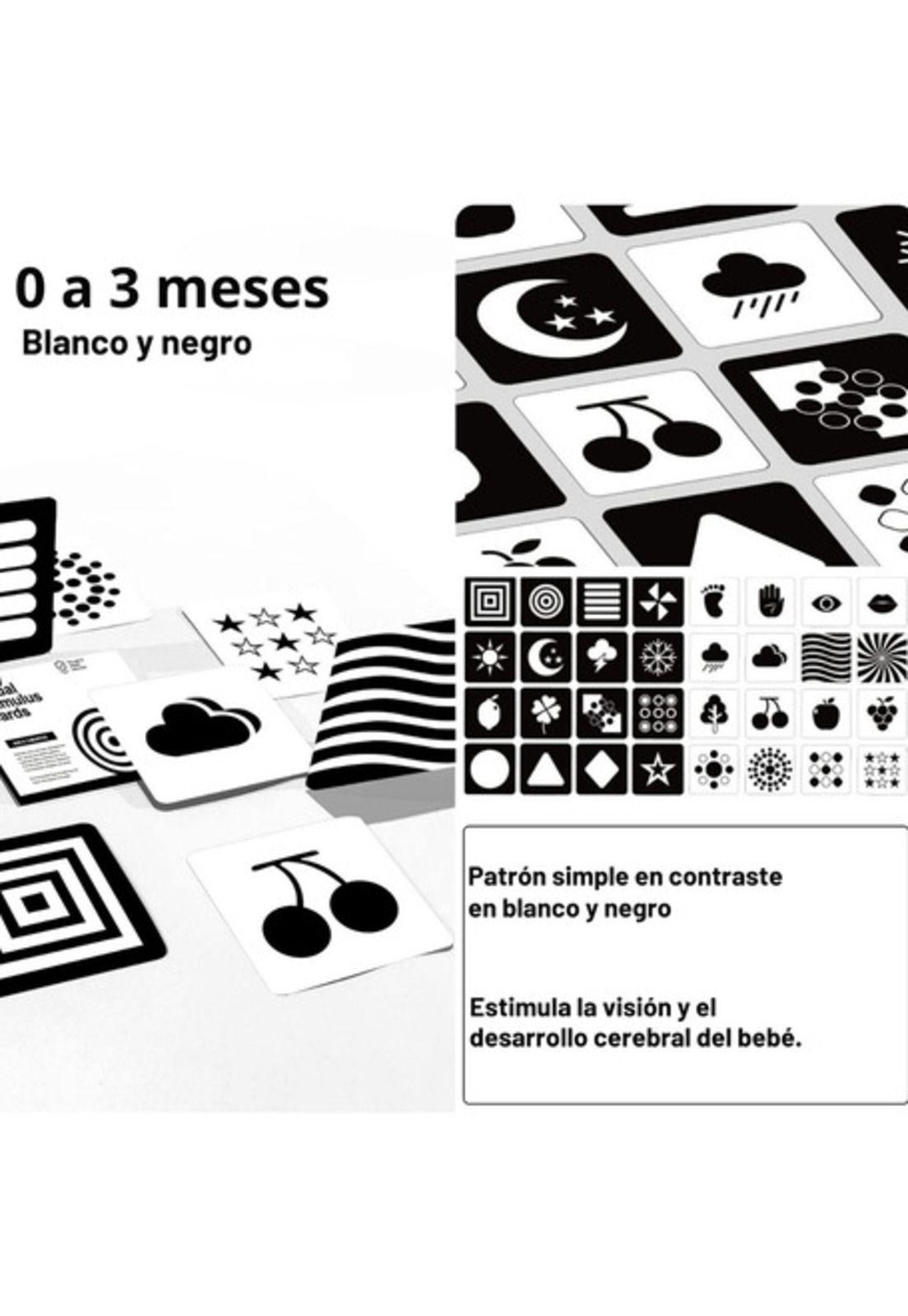 Set Tarjetas De Estimulación Visual Para Bebés 0-36 Meses-2