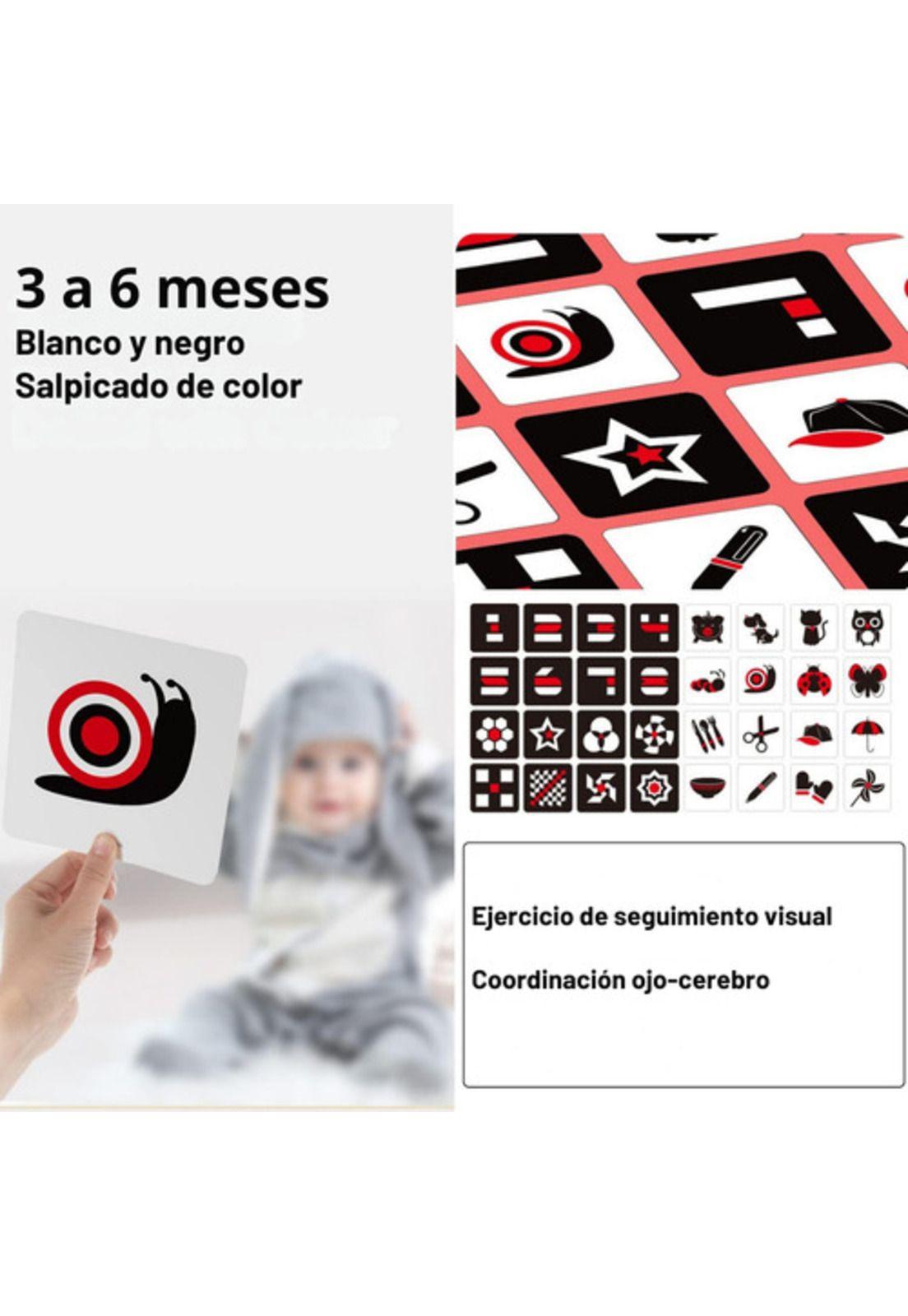 Set Tarjetas De Estimulación Visual Para Bebés 0-36 Meses-3