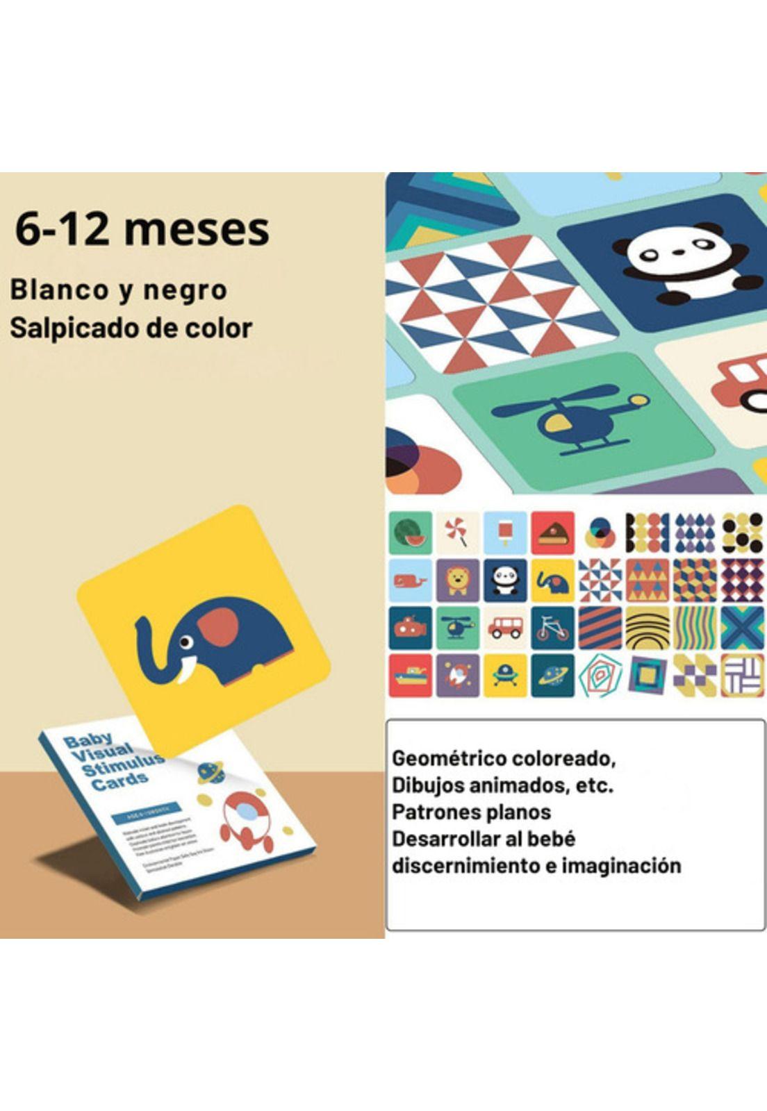 Set Tarjetas De Estimulación Visual Para Bebés 0-36 Meses-4