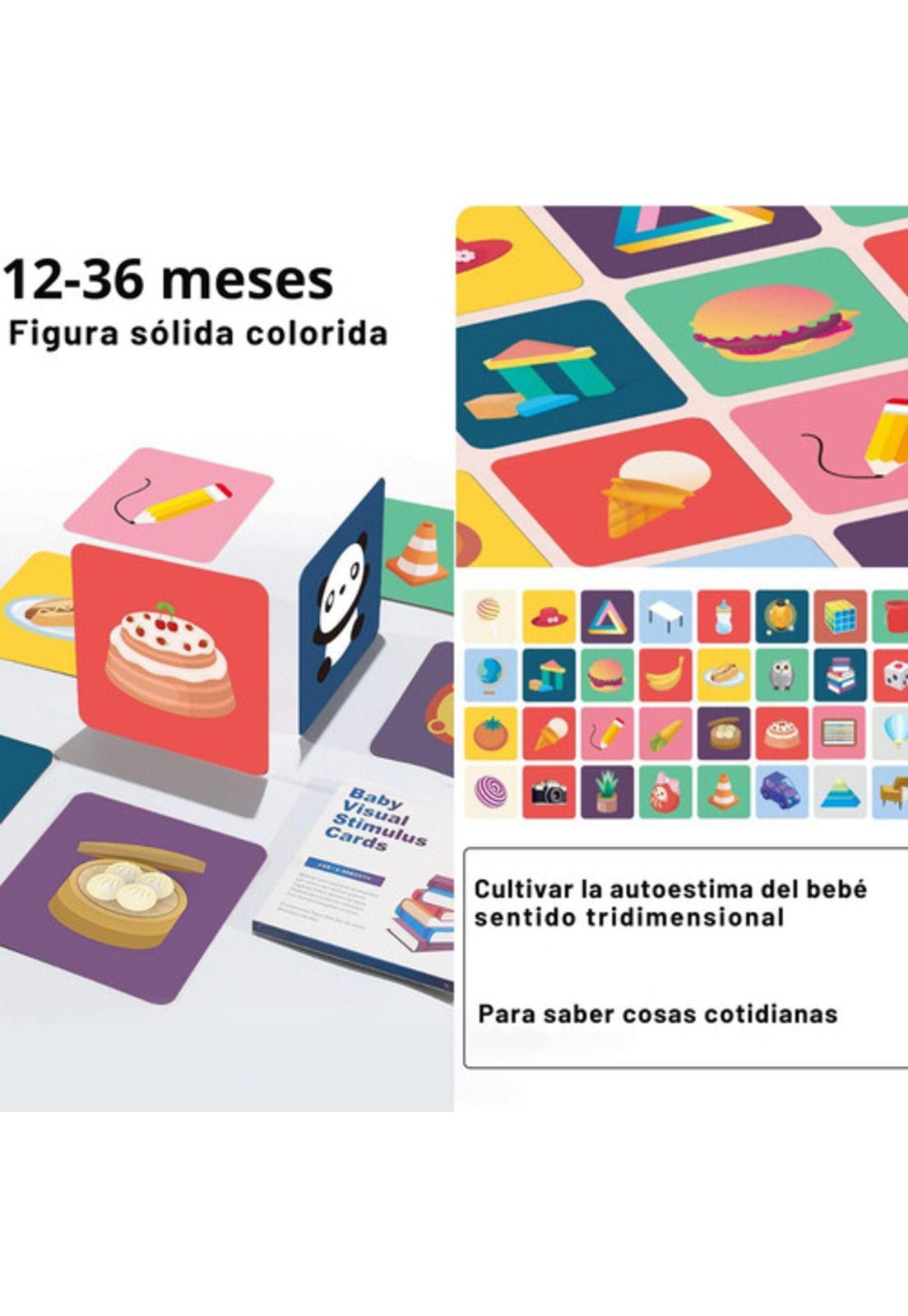 Set Tarjetas De Estimulación Visual Para Bebés 0-36 Meses-5