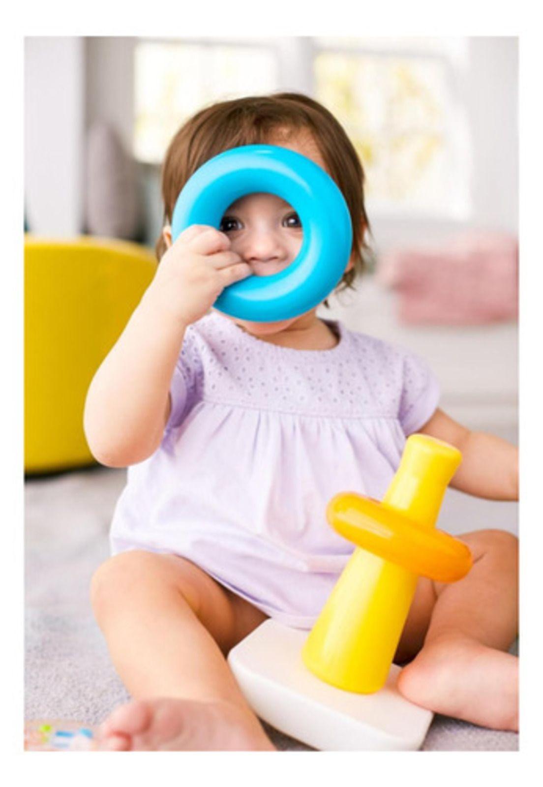 Juguete Para Bebes Torre Apilable Aros Didáctico Sensorial-2