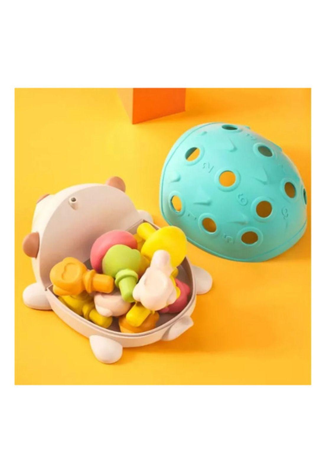 Juguete Pequeño Erizo Educativo Para Bebé Juego De Encaje-3