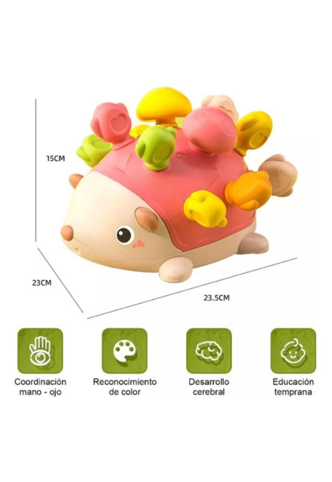 Juguete Pequeño Erizo Educativo Para Bebé Juego De Encaje-5