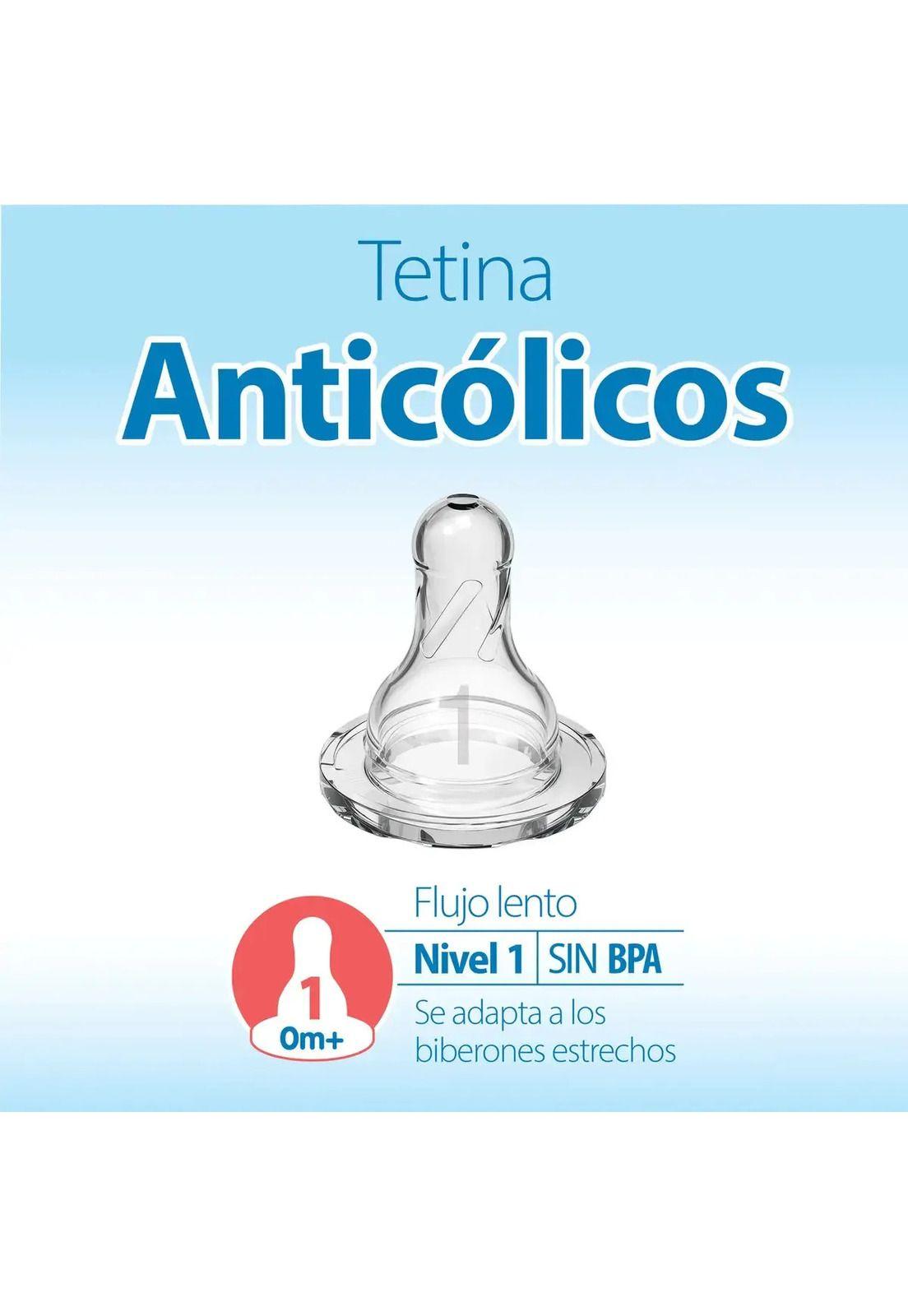 Pack 2 Tetinas Mamadera Estándar Dr. Brown´s Options 0m+-6