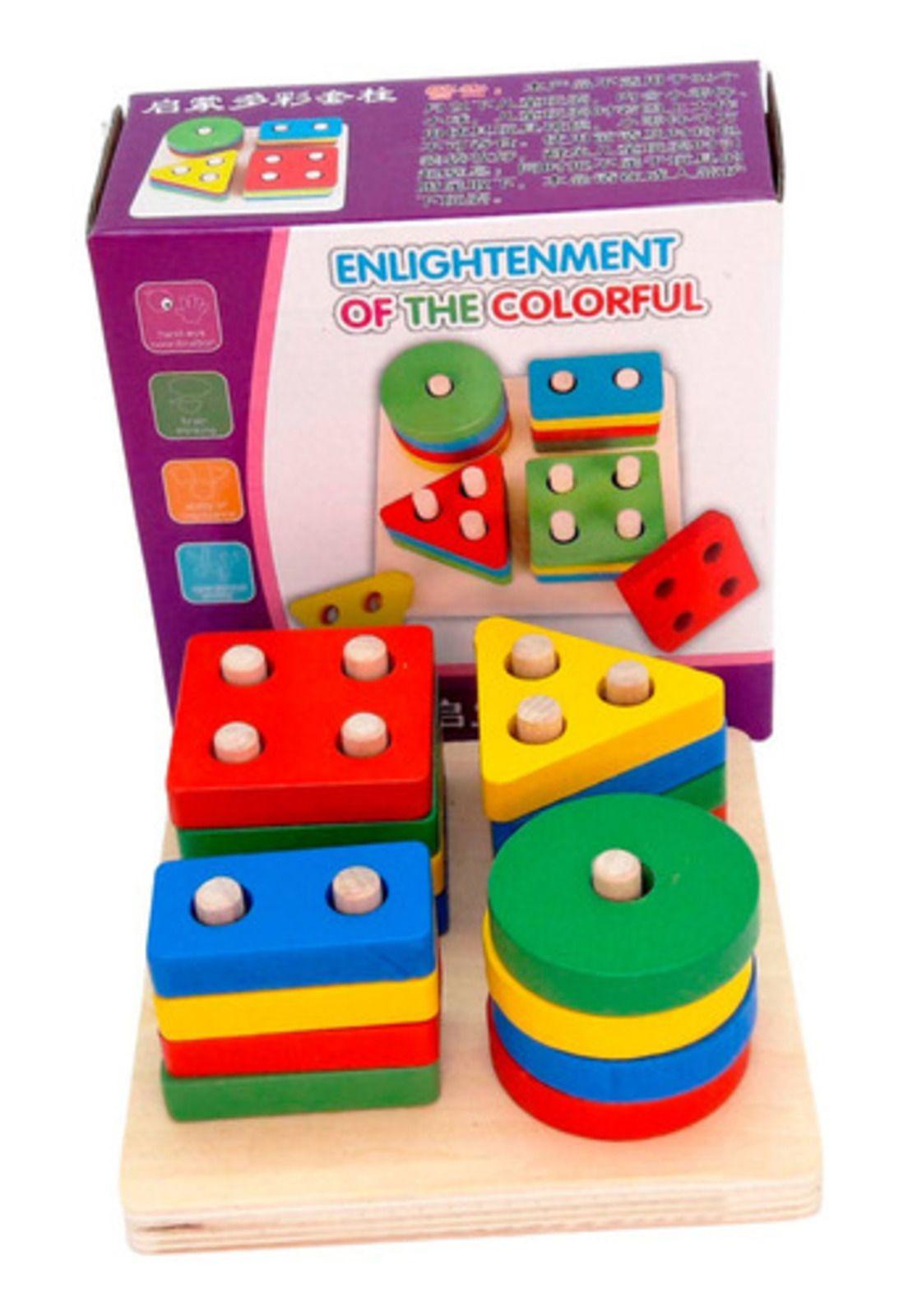 Juguete De Encaje Con Dificultad Didáctico Montessori-2