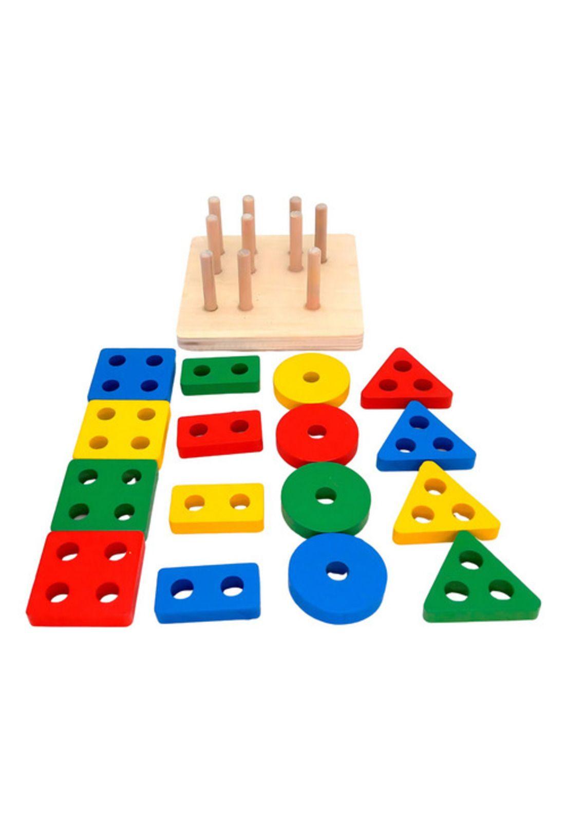Juguete De Encaje Con Dificultad Didáctico Montessori-3