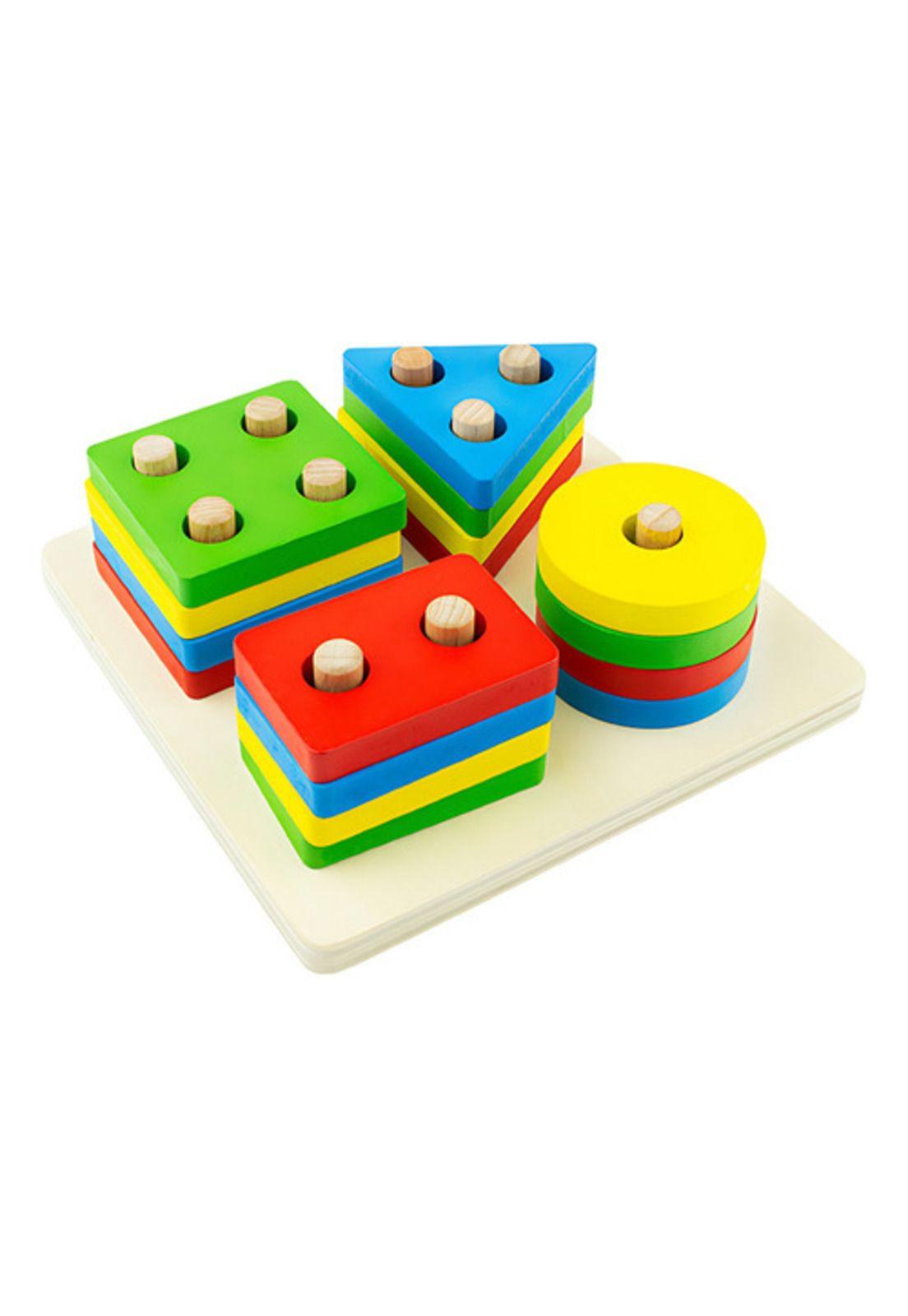 Juguete De Encaje Con Dificultad Didáctico Montessori-4