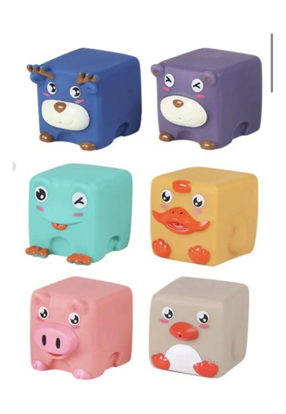 Juguete Bloques De Silicona Para Bebé Didáctico Sensorial 6-2