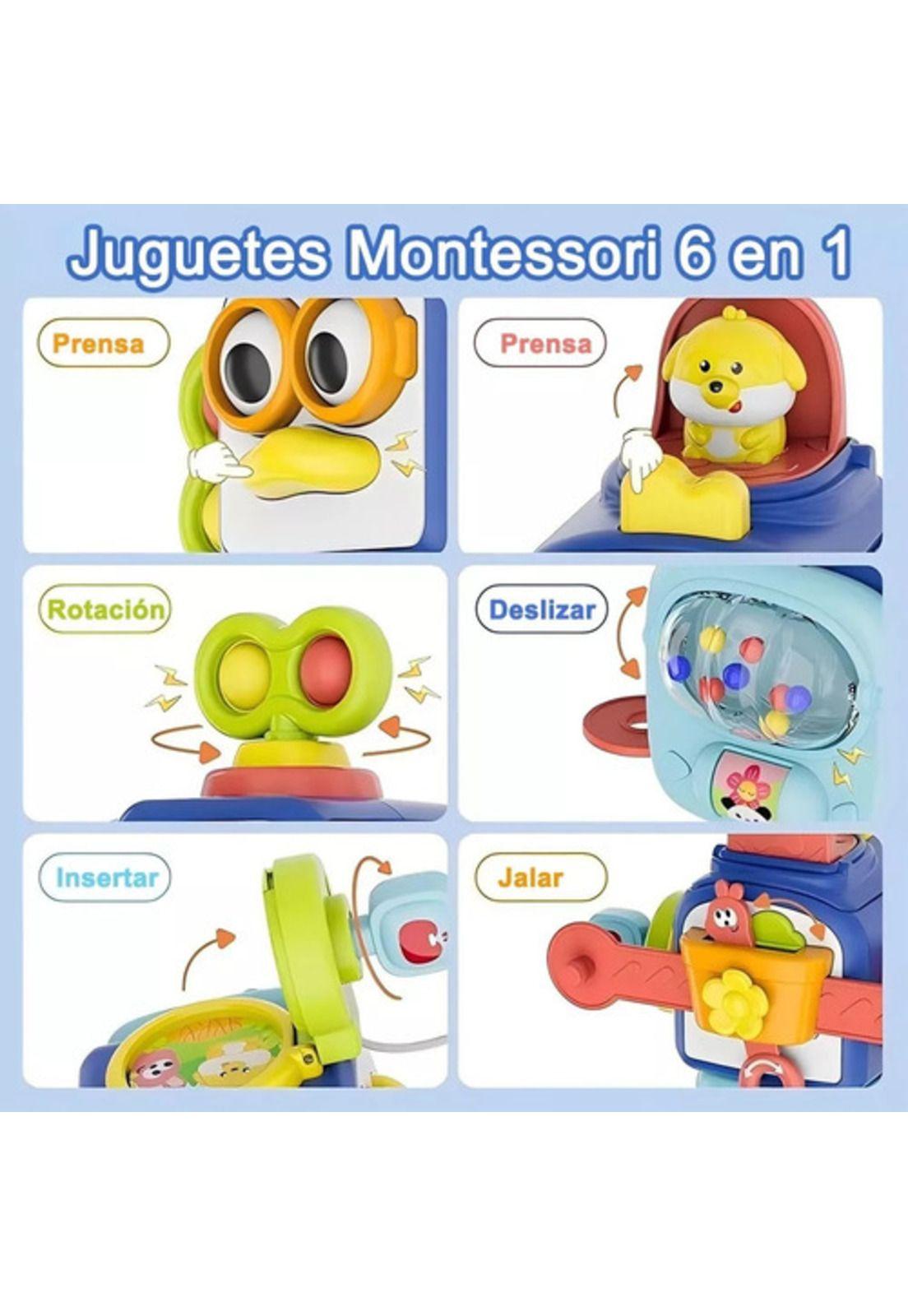 Juguete Montessori Cubo De Actividades 6 En 1 Para Bebe-2