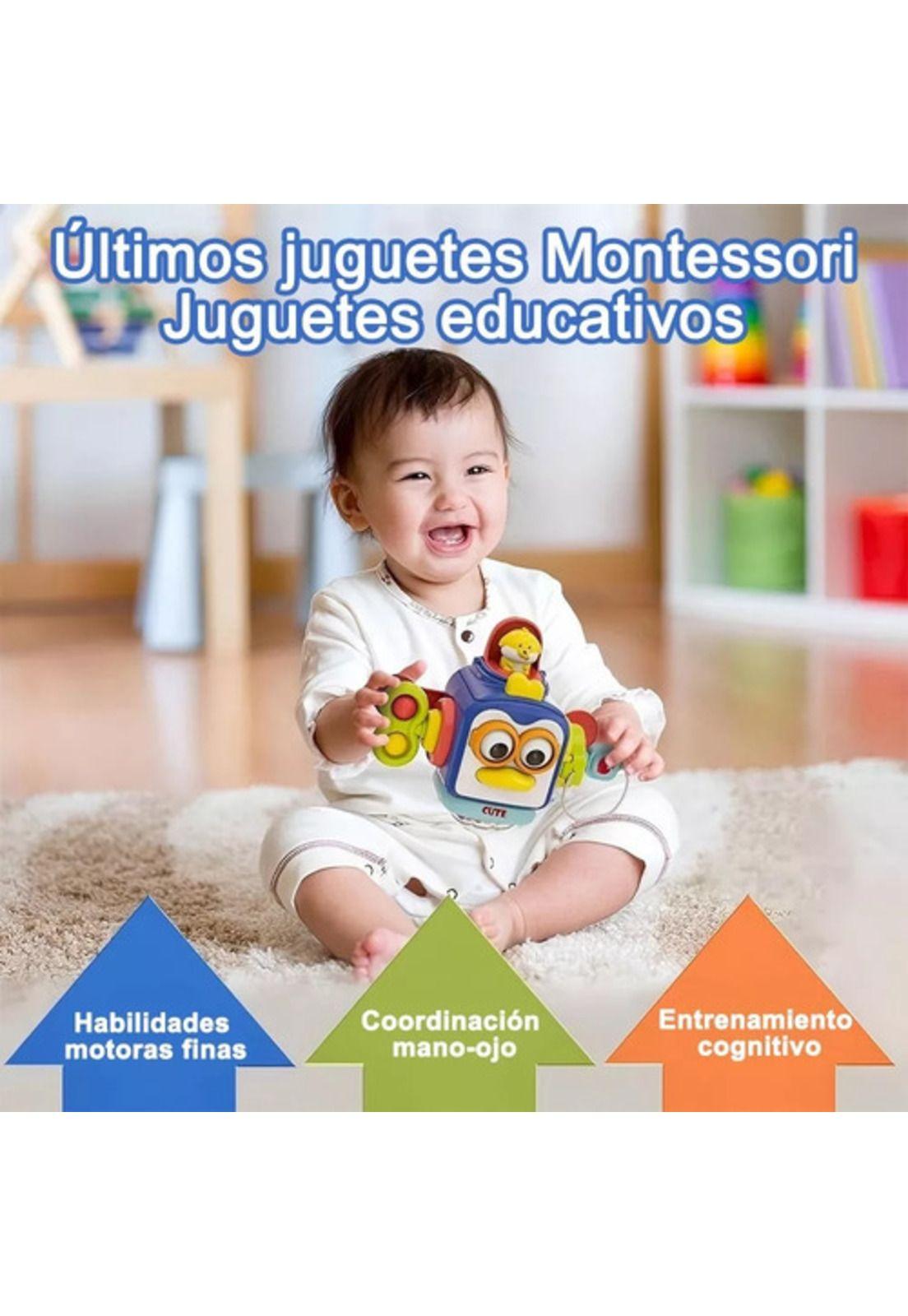 Juguete Montessori Cubo De Actividades 6 En 1 Para Bebe-3