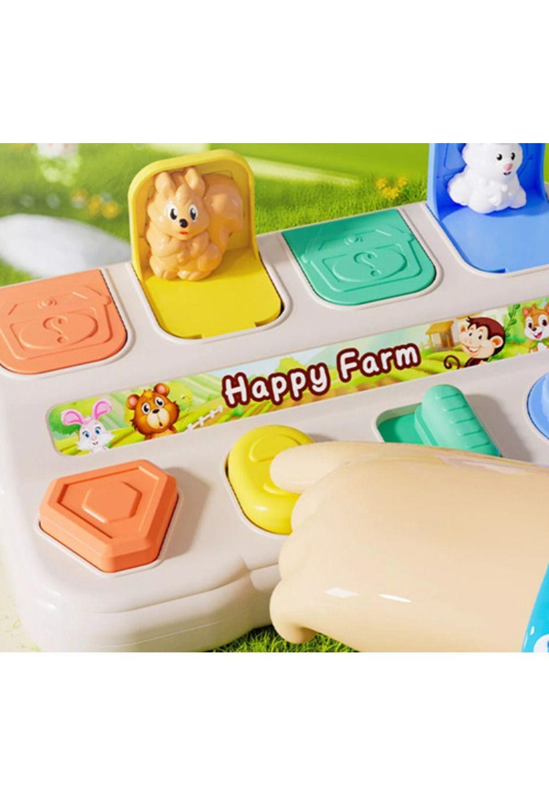 Juguete Causa Y Efecto Para Niños Caja Animalitos Juego-2