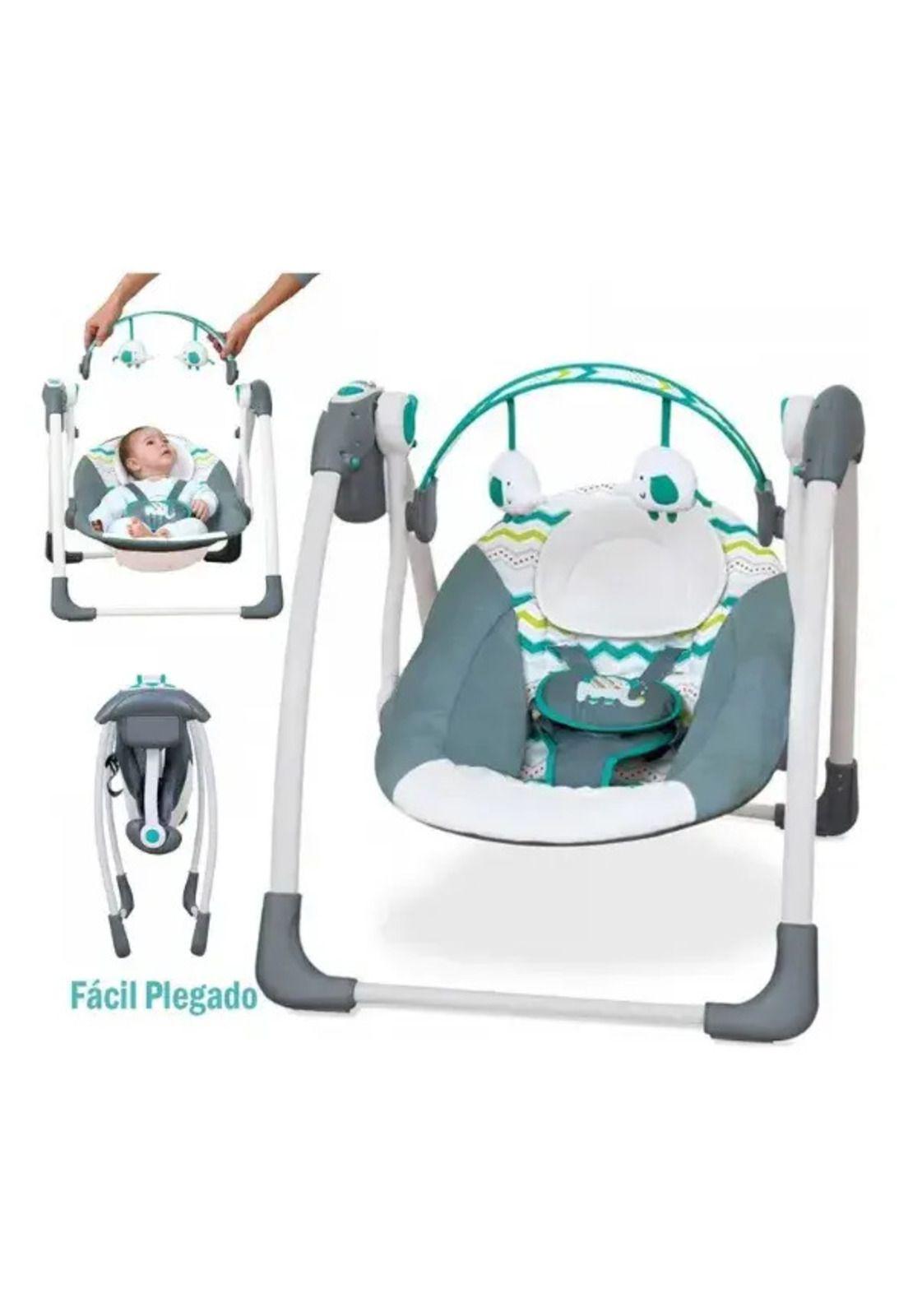 Silla Mecedora Para Bebés Con Asiento Reclinable Portátil-2