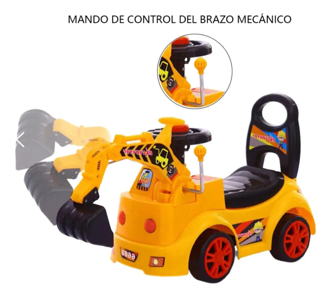 Corre Pasillo Excavadora Con Luz Y Sonido-1