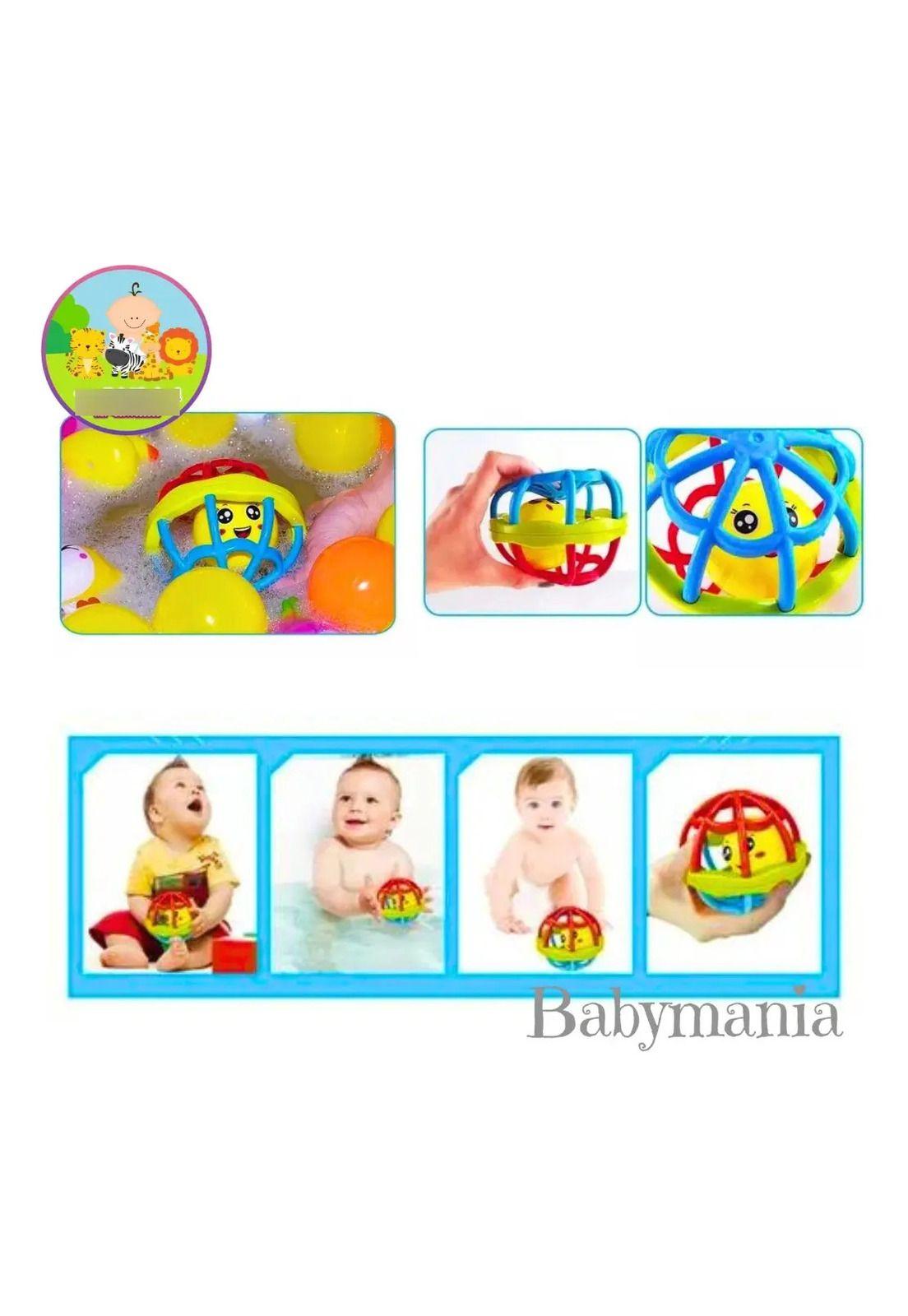 Pelota Sensorial Cascabel  Bebe 10x10-2