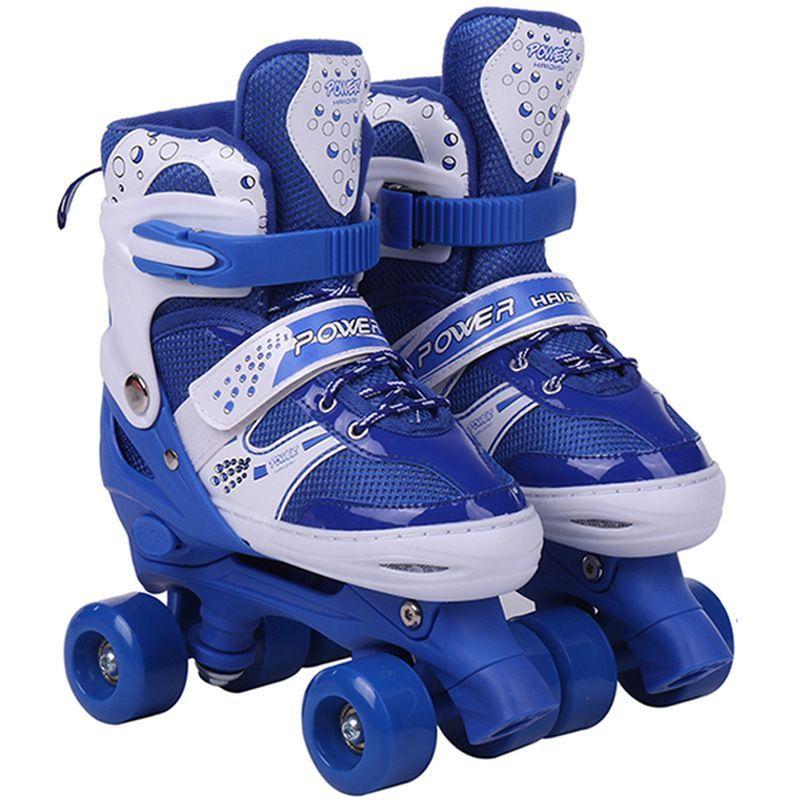 Patines Roller ajustables + Kit de protección niños con casco-5