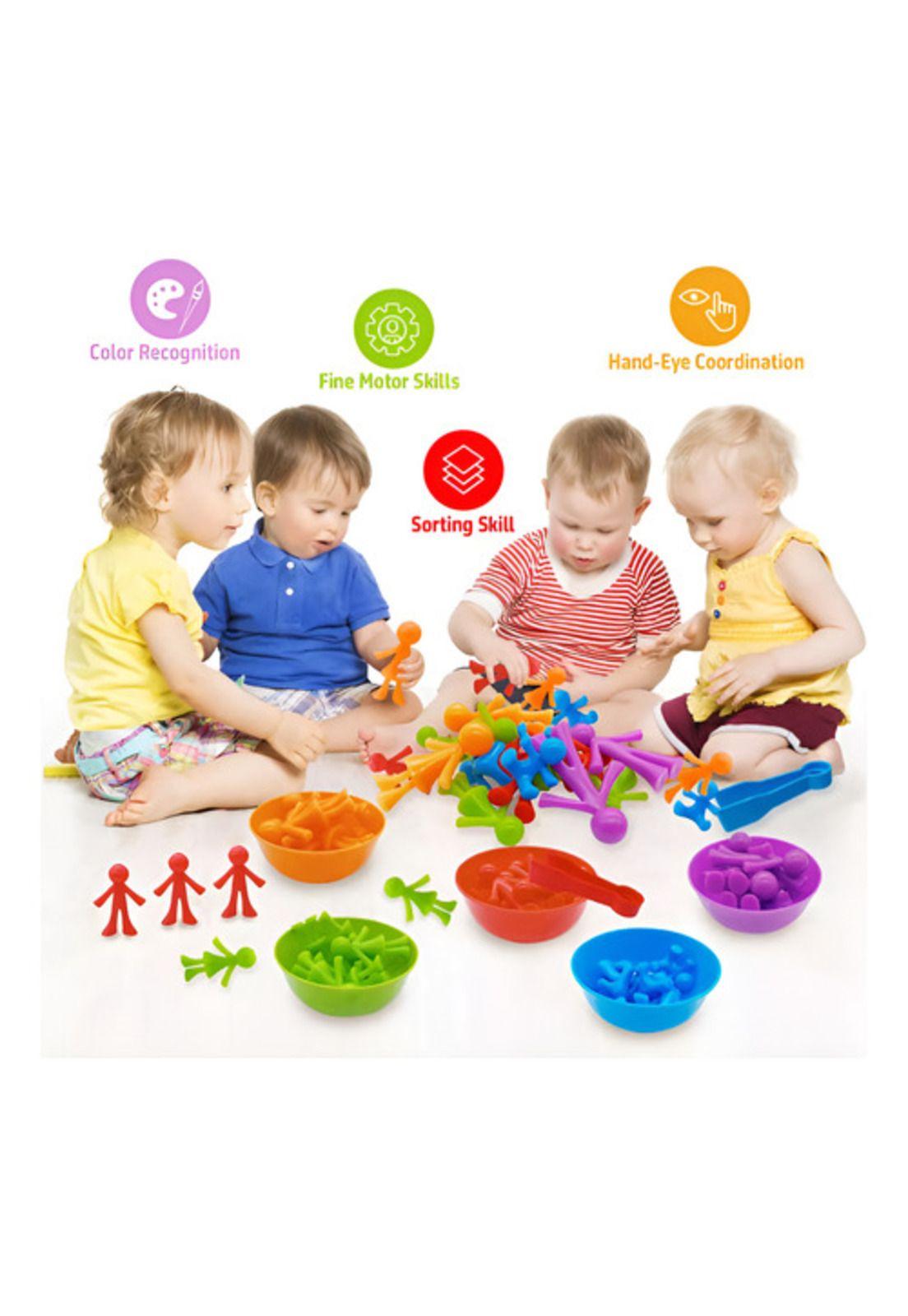 Juego Didáctico Educativo Clasificador Montessori familia-4