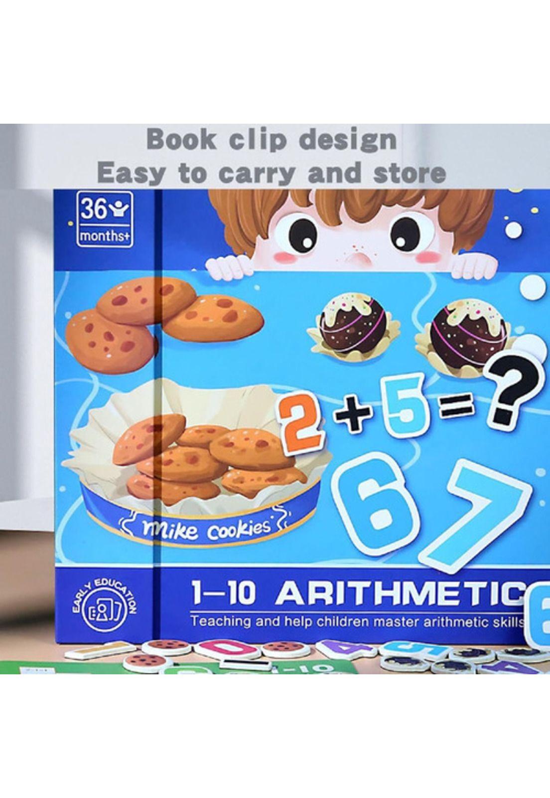 Libro Didactico Juego Matemático Montessori Diseño Galletas-4