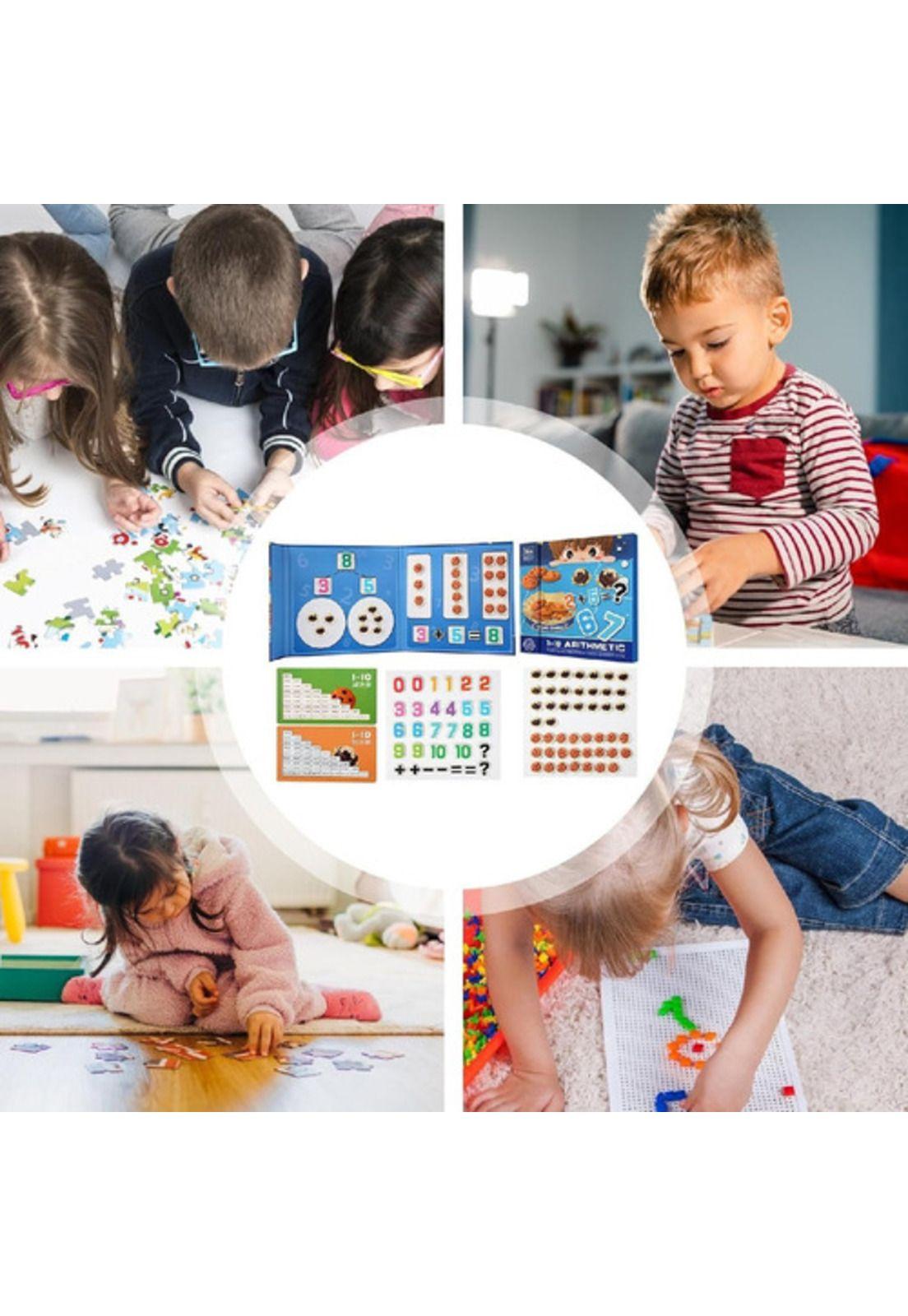 Libro Didactico Juego Matemático Montessori Diseño Galletas-9