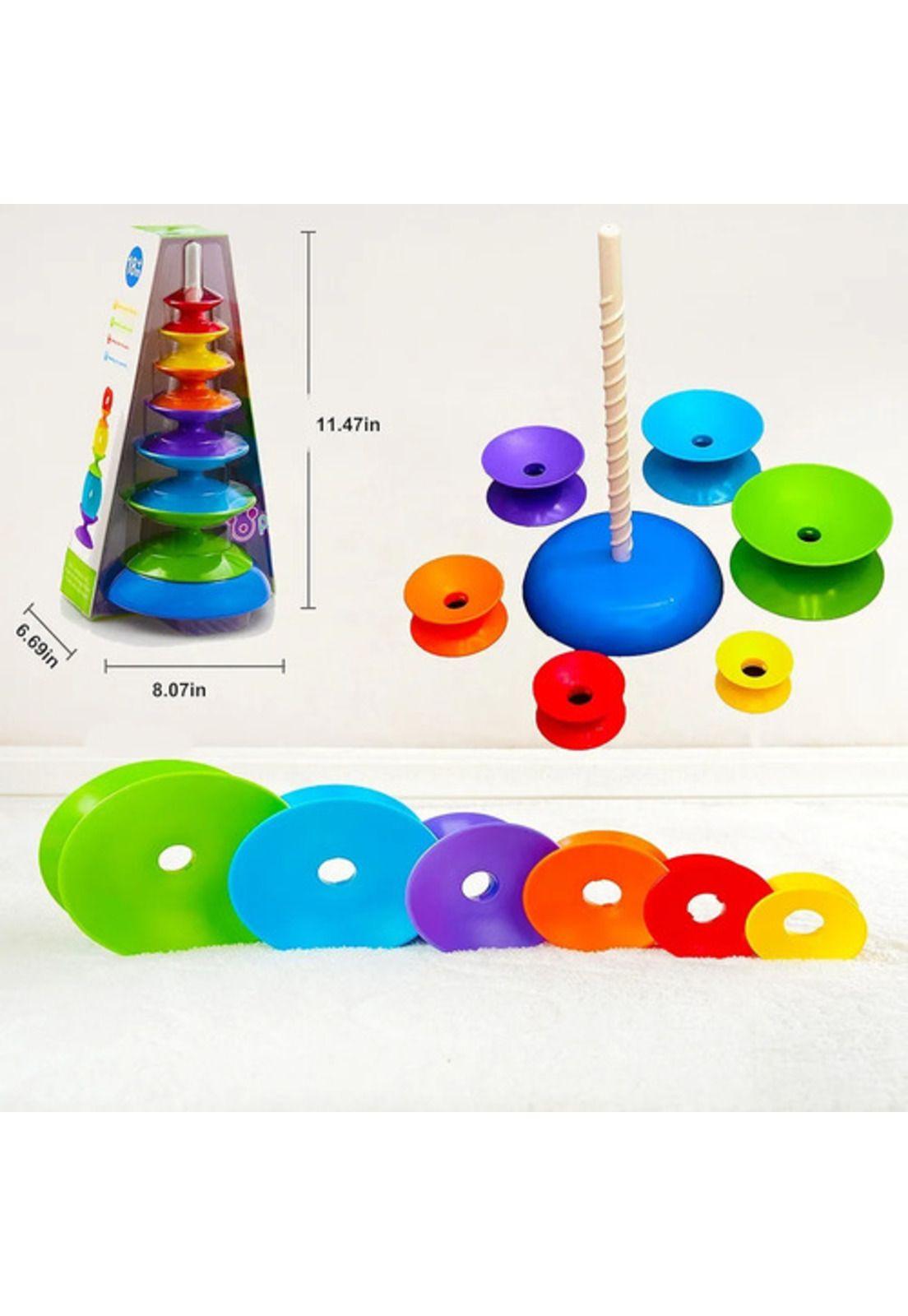 Juego Apilable Didáctico Montessori Para Bebe-4