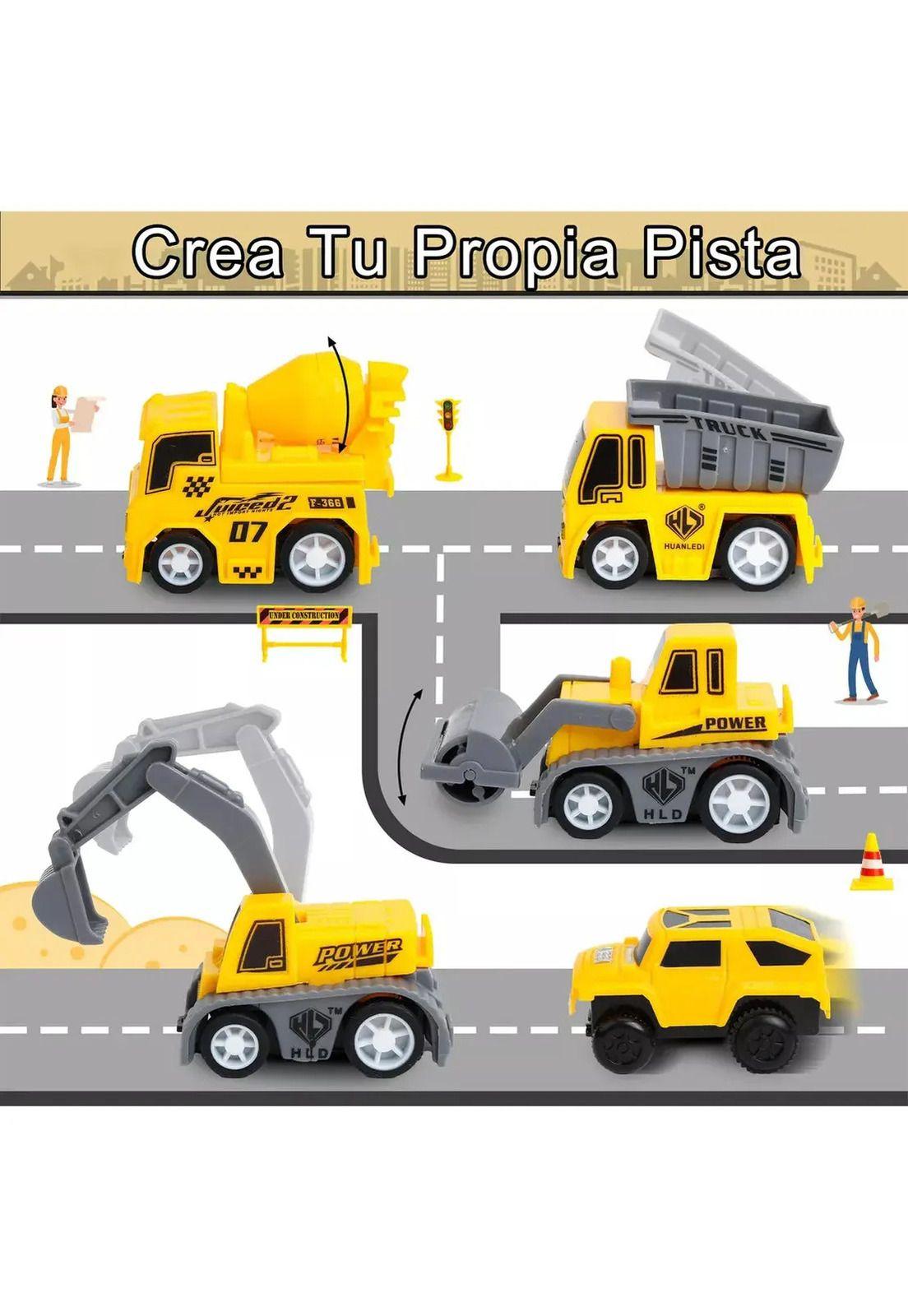 Juguete Pista De Auto Para Niño Bloque De Vehiculo Educativo-6