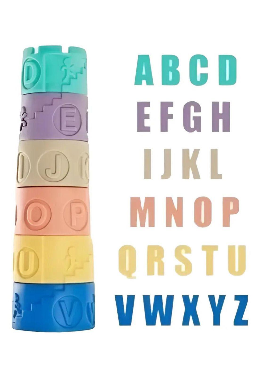 Torre Apilable De Goma Juego Para Bebes Bloques-1