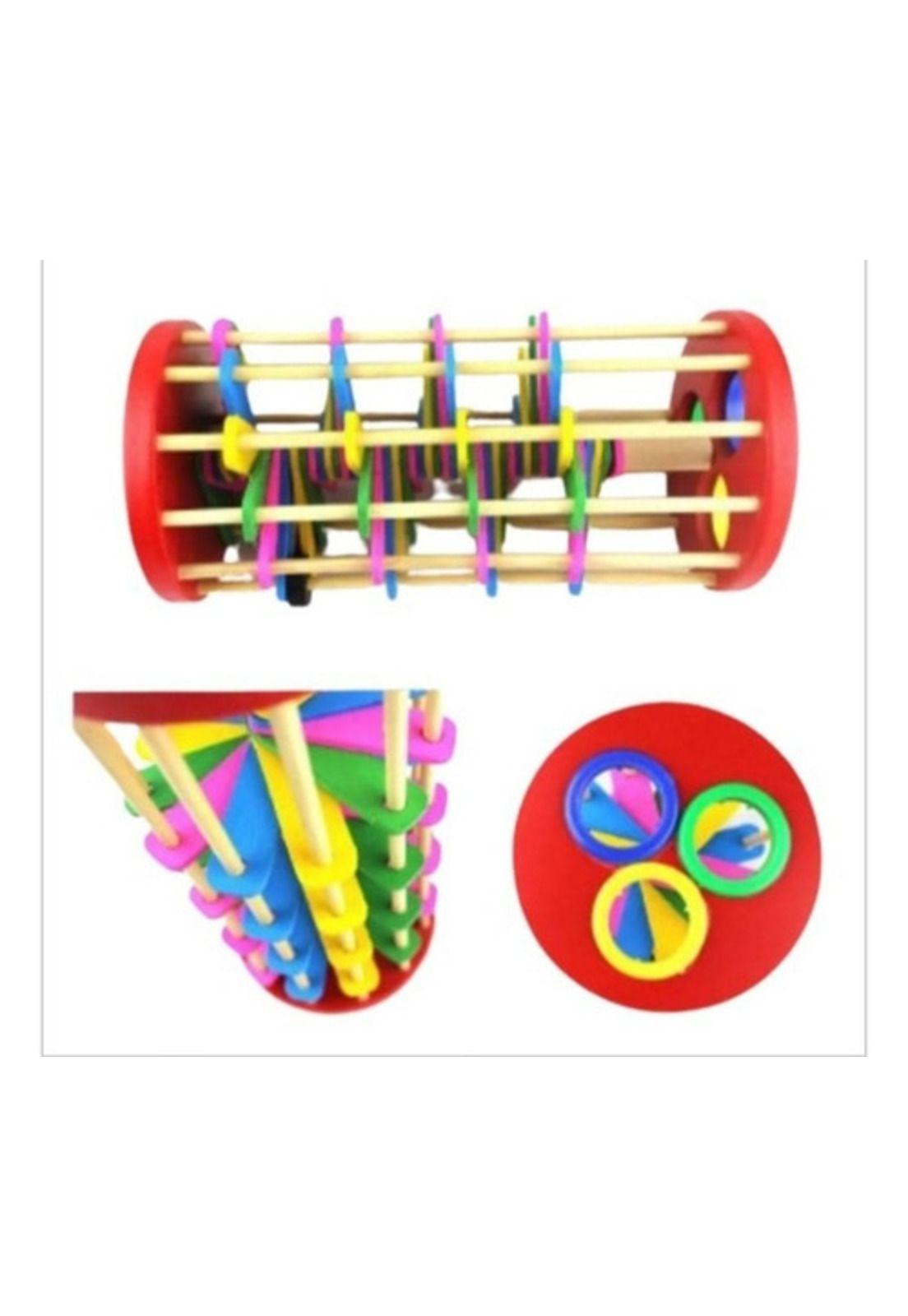 Torre De Madera Con Martillo Juego Para Niños-6