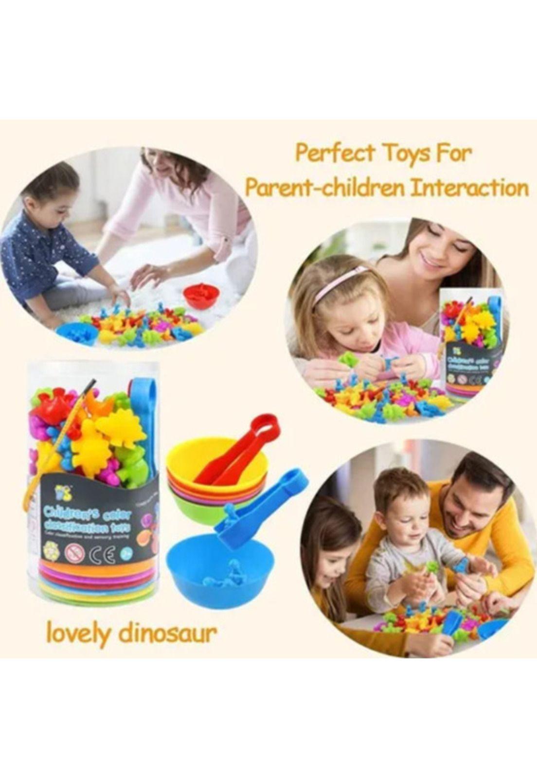 Juego Didáctico Educativo Clasificador Montessori dinosaurio-5