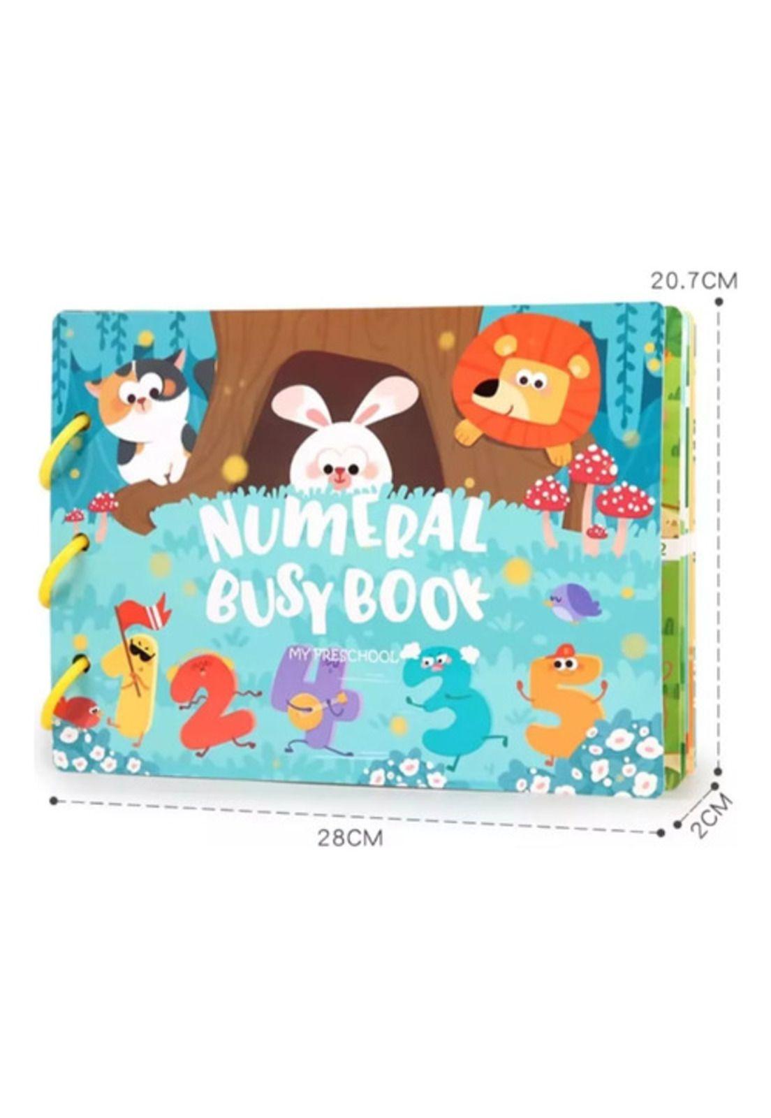 Libro Sensorial Didáctico Montessori Con Velcro Niños-4