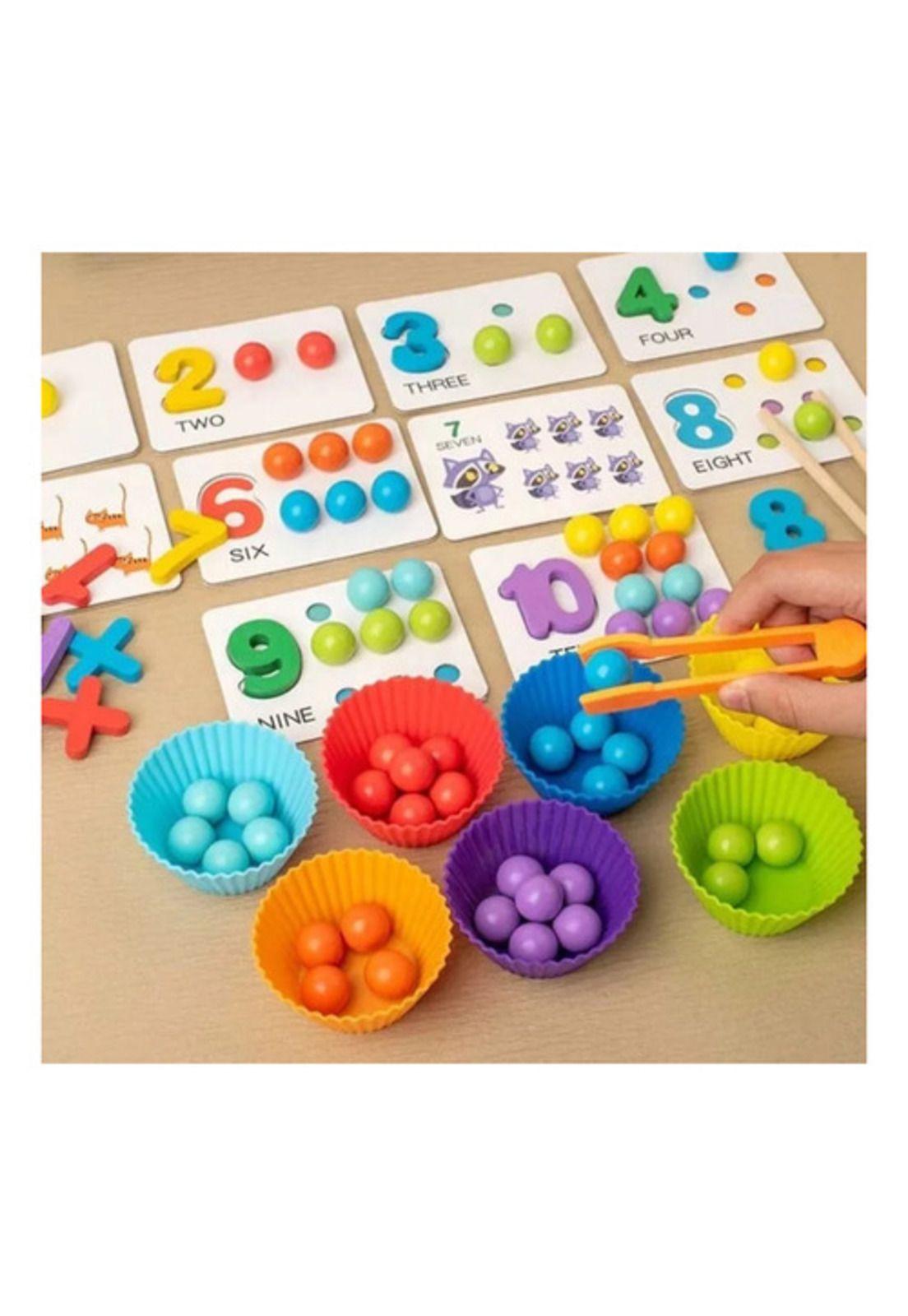 Juego Montessori Matemáticas Didáctico Motricidad Para Niños-2