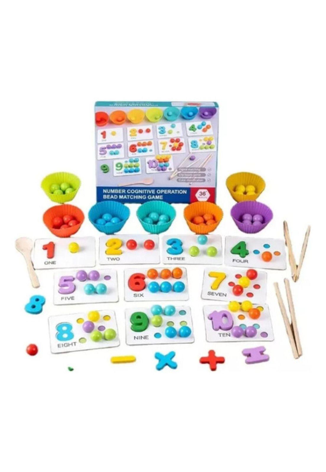 Juego Montessori Matemáticas Didáctico Motricidad Para Niños-3