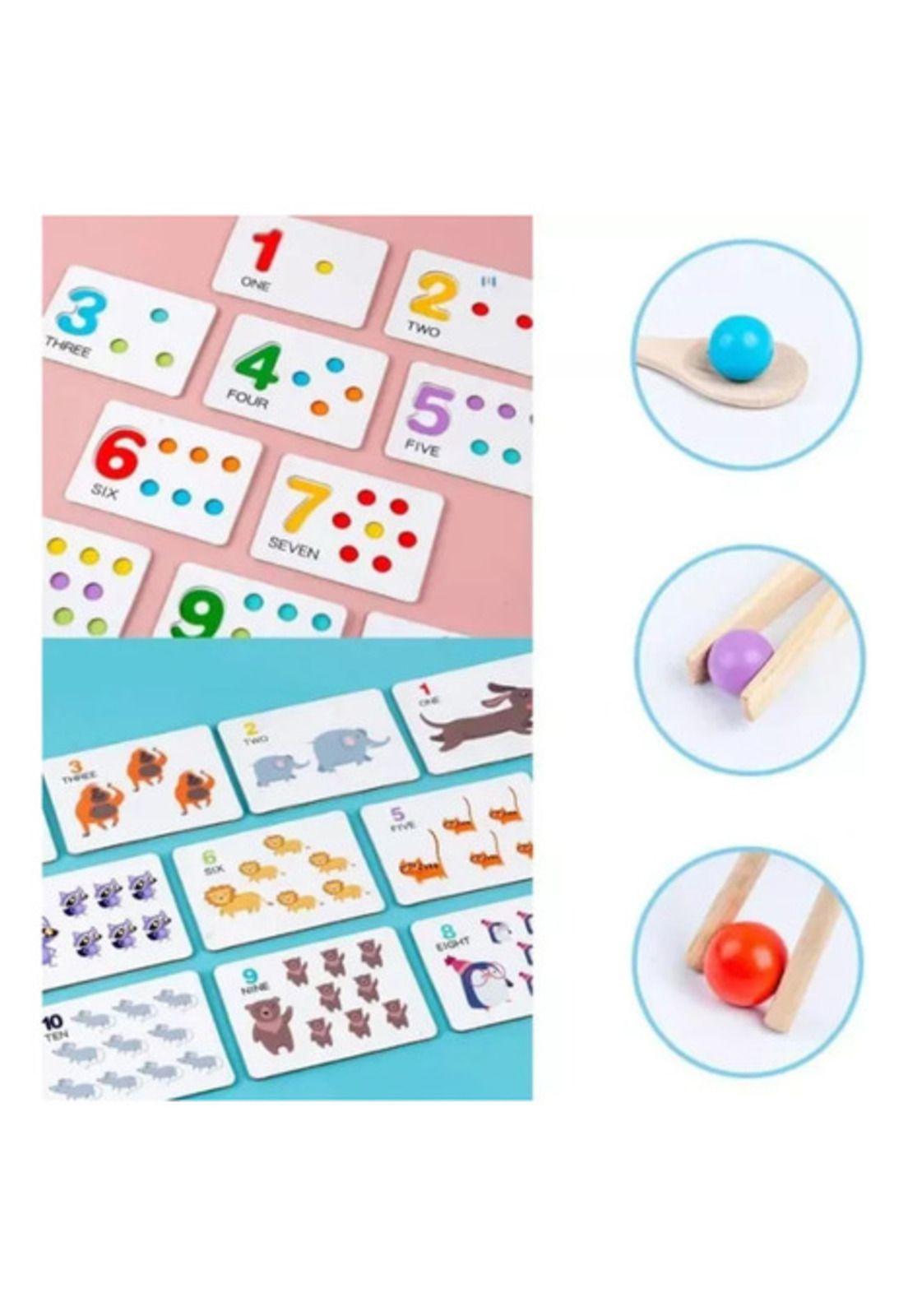 Juego Montessori Matemáticas Didáctico Motricidad Para Niños-5