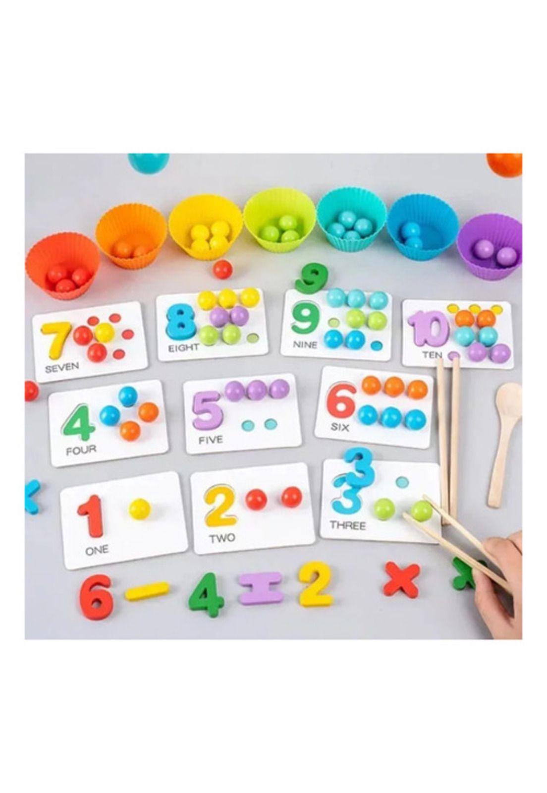 Juego Montessori Matemáticas Didáctico Motricidad Para Niños-6