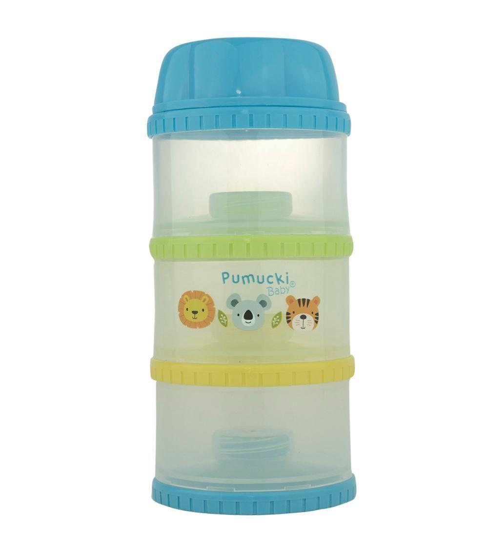 Contenedor de Leche 3 Niveles Celeste Pumucki-1
