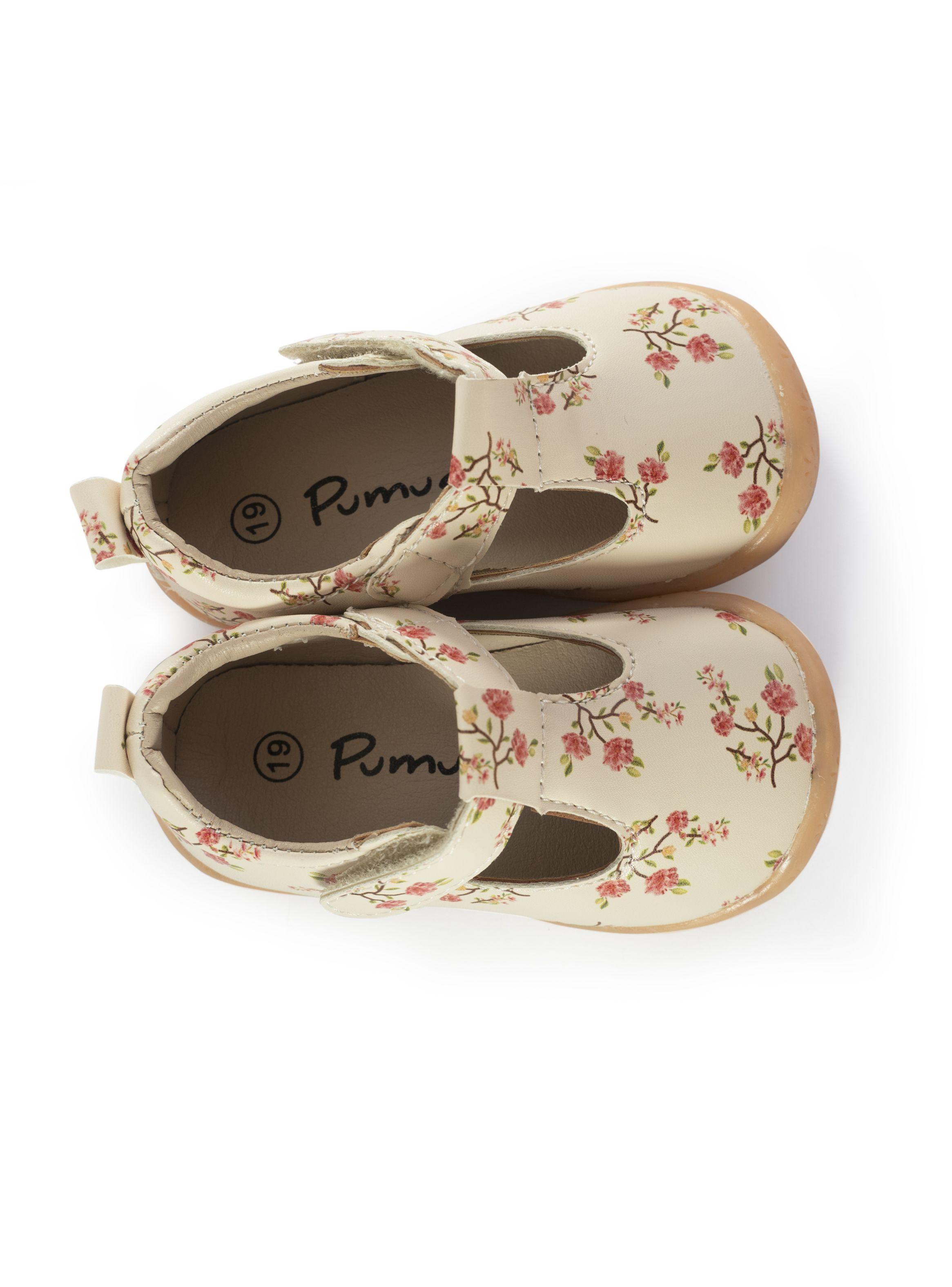 Zapato Gateador Floreado Niña-3